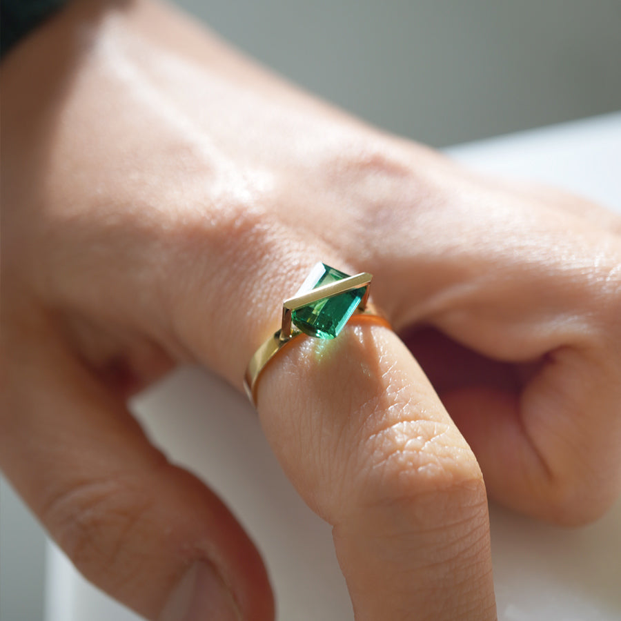 BAND RING TOURMALINE#3787