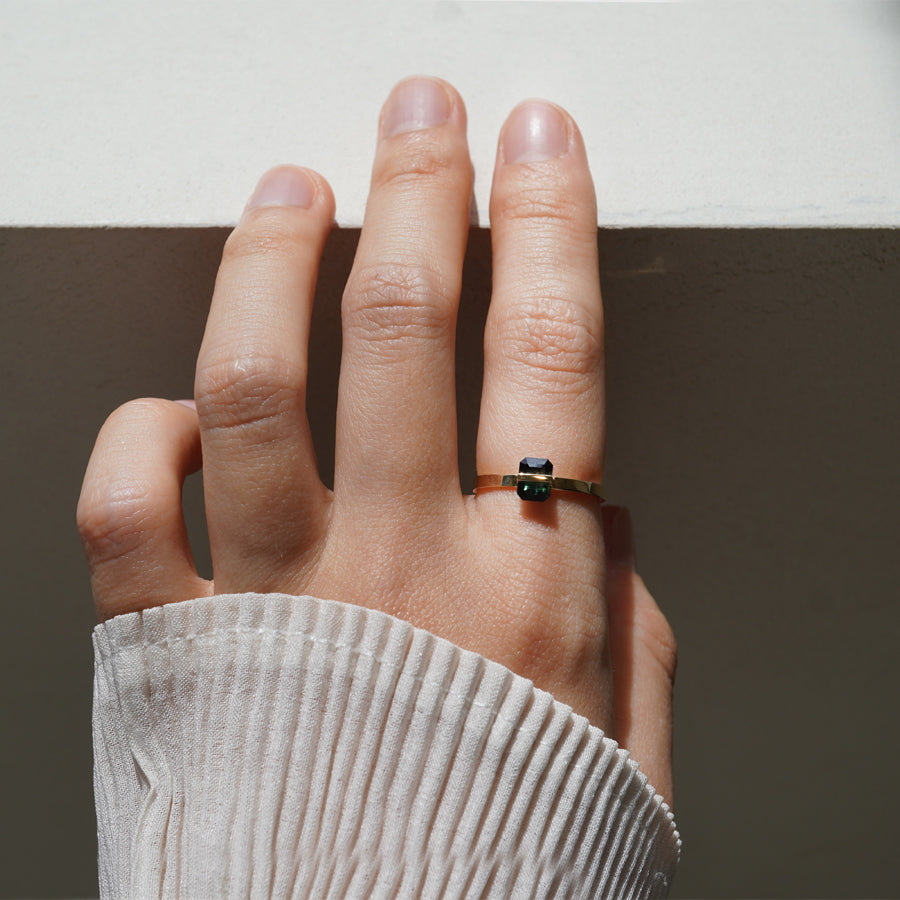 BAND RING TOURMALINE#4187