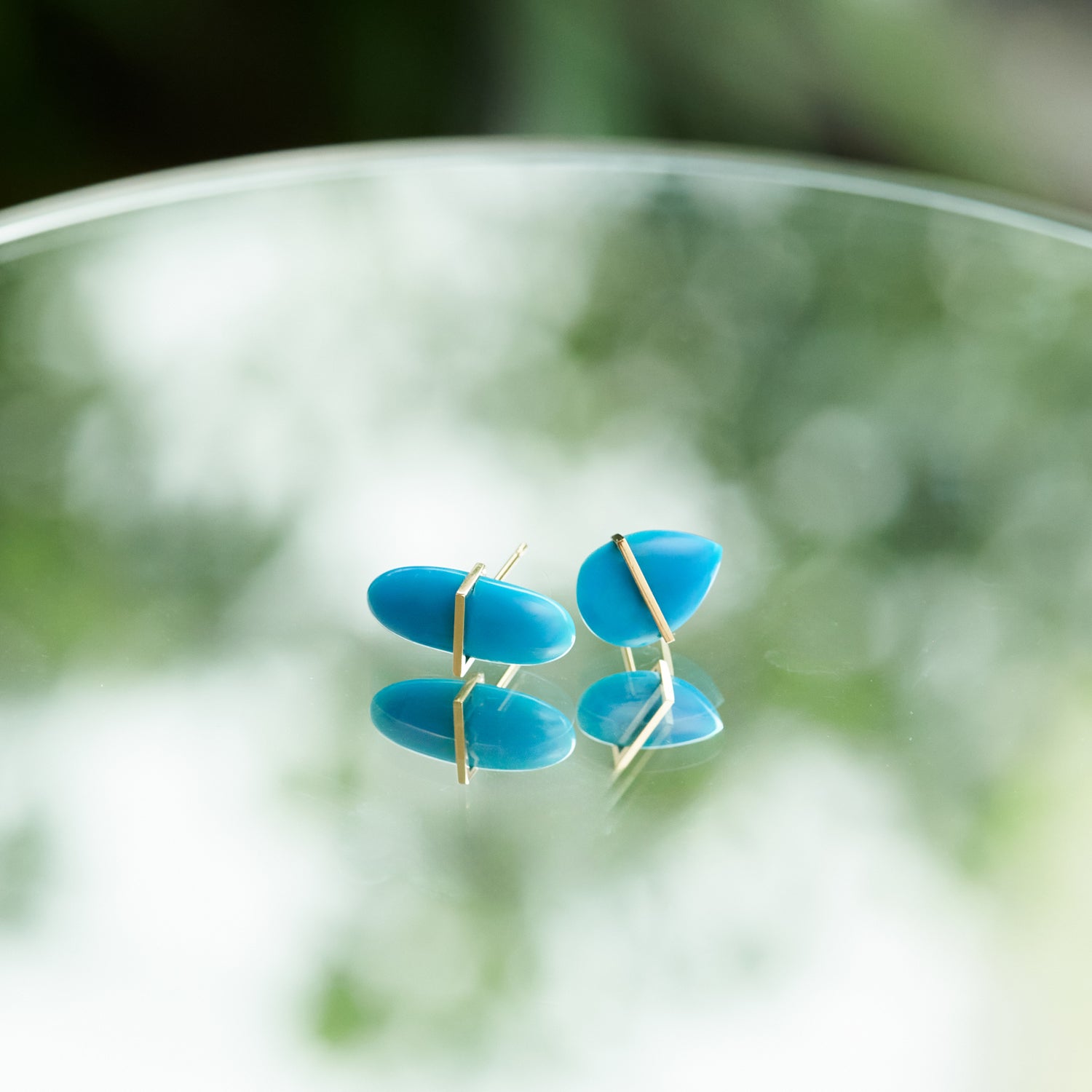 BAND EARRING TURQUOISE #3913