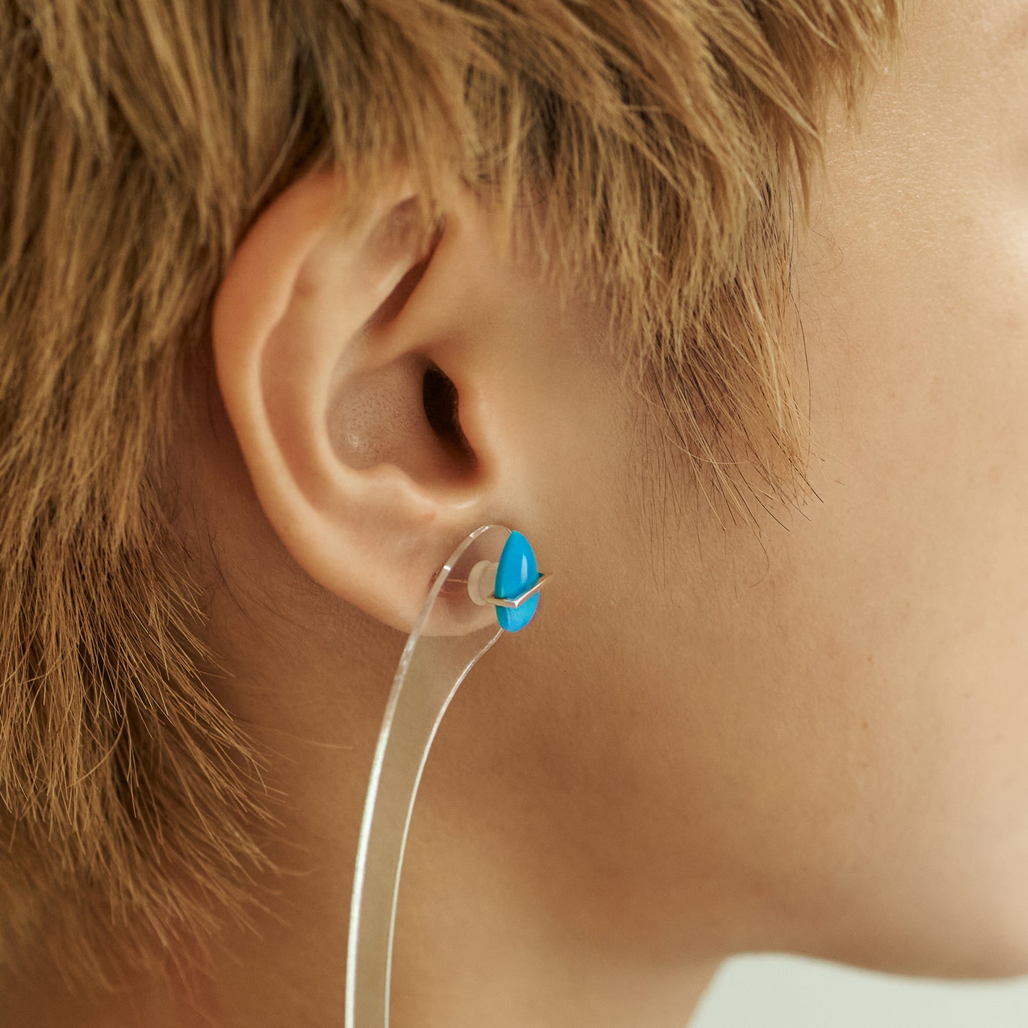 BAND EARRING TURQUOISE #3913