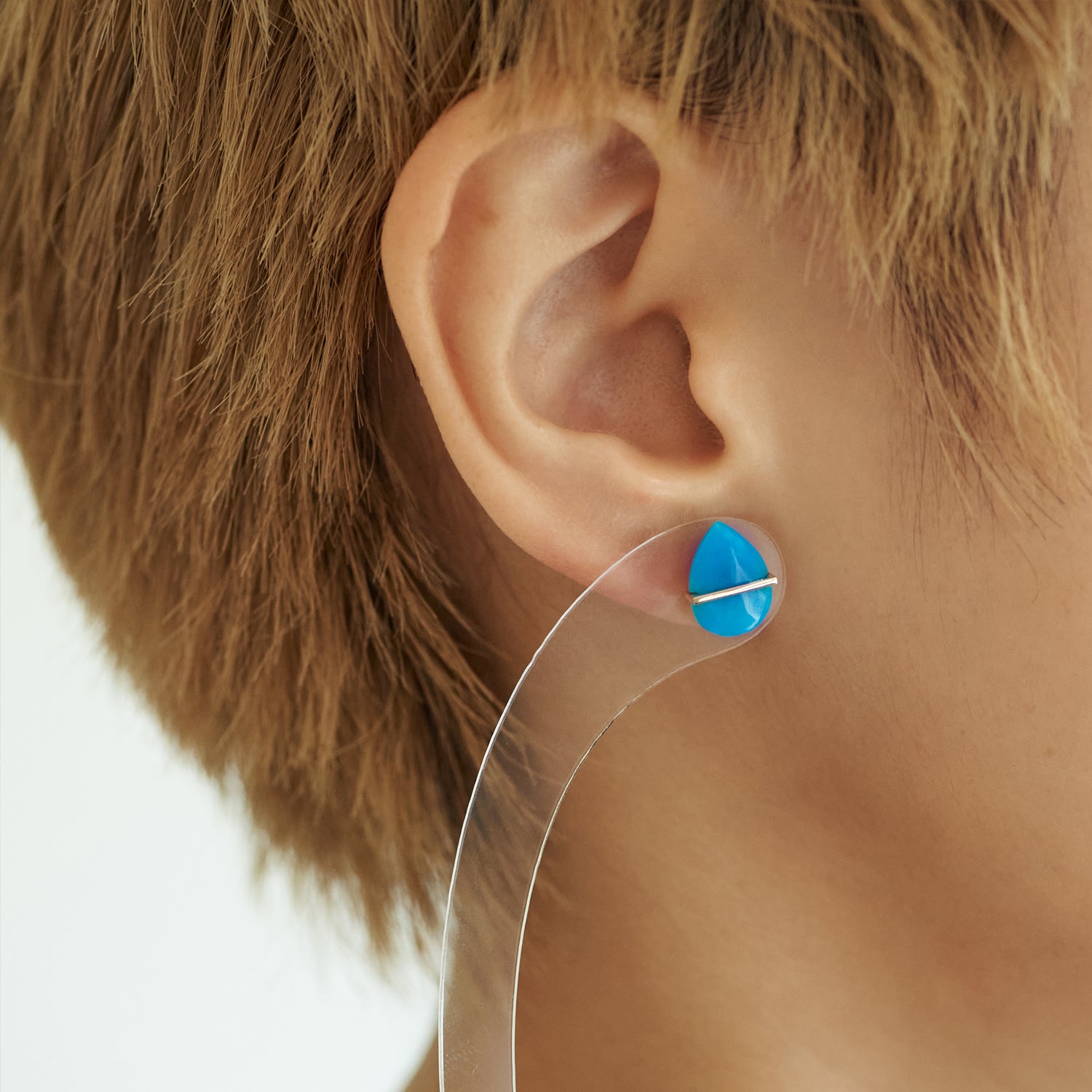 BAND EARRING TURQUOISE #3913