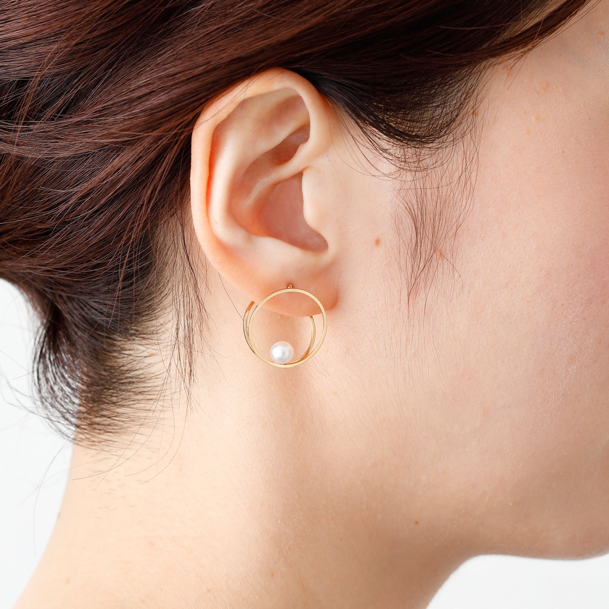 CLIP PEARL EARRING L