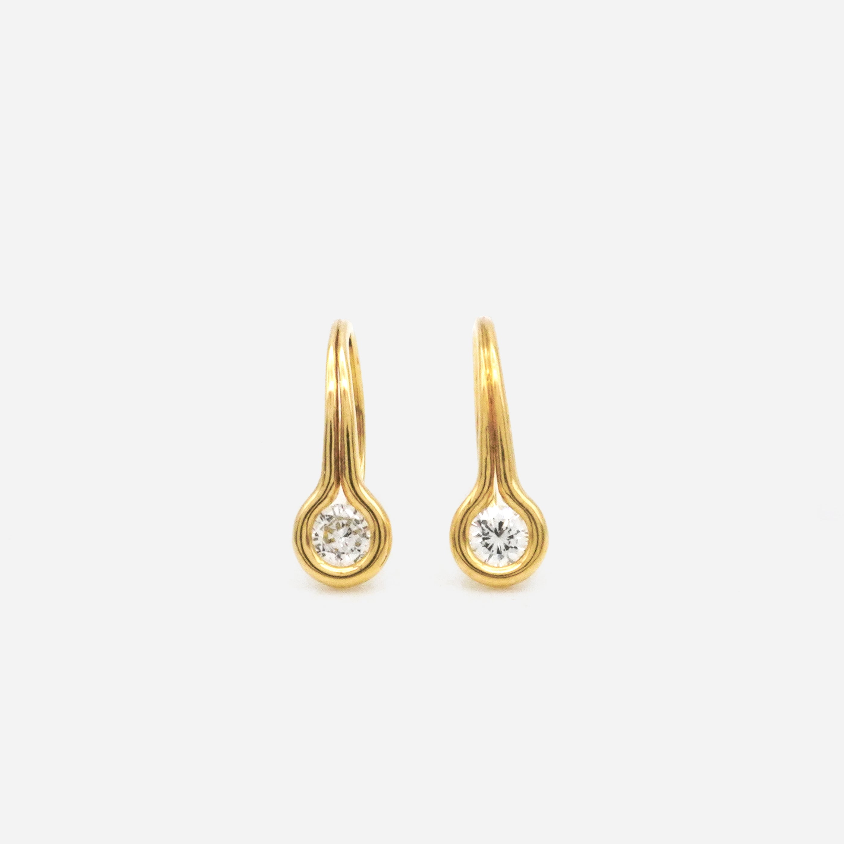 ROUND DIAMOND EARRINGS #1230