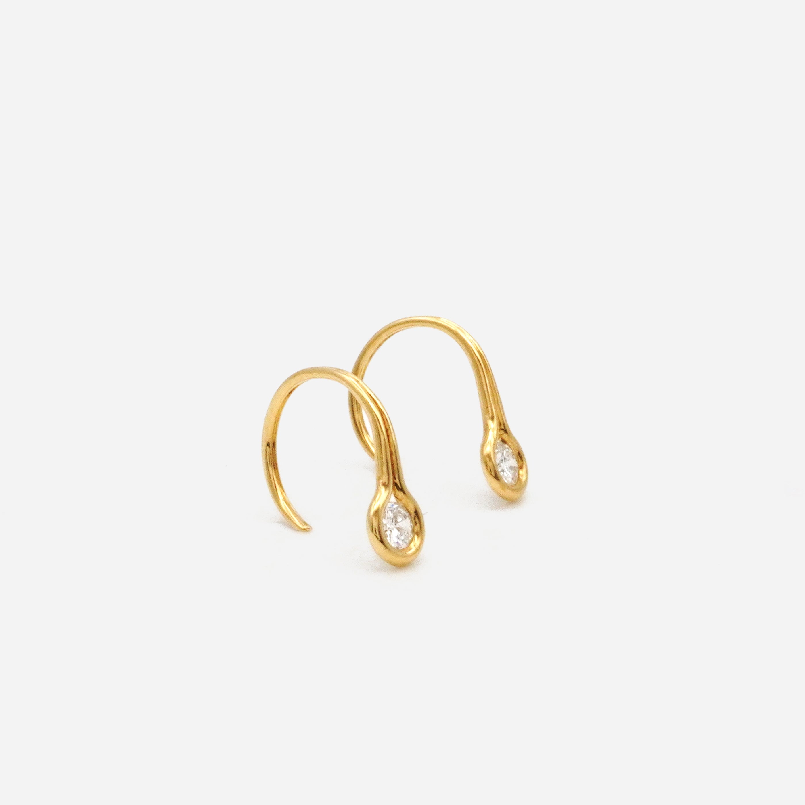 ROUND DIAMOND EARRINGS #1230