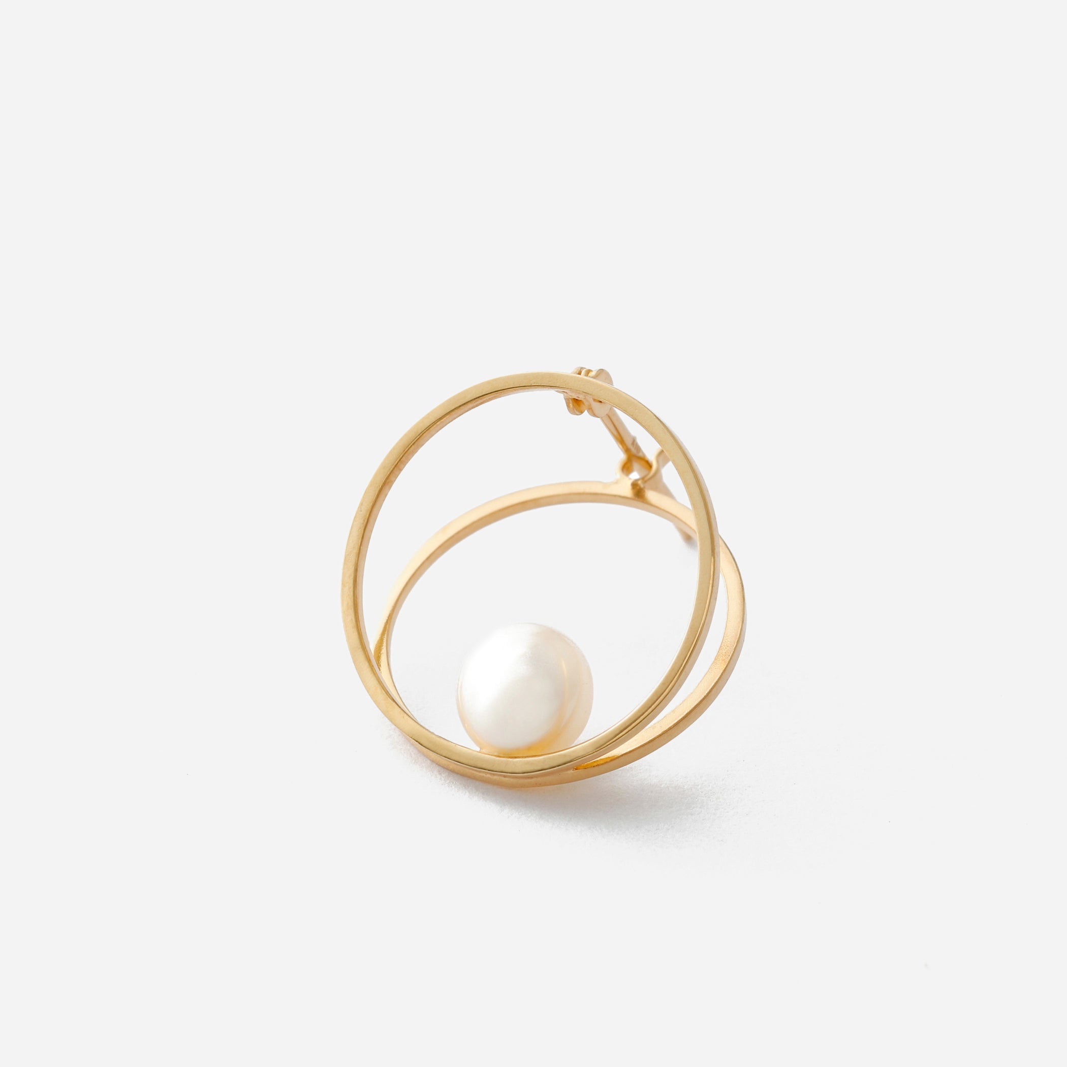 CLIP PEARL EARRING S