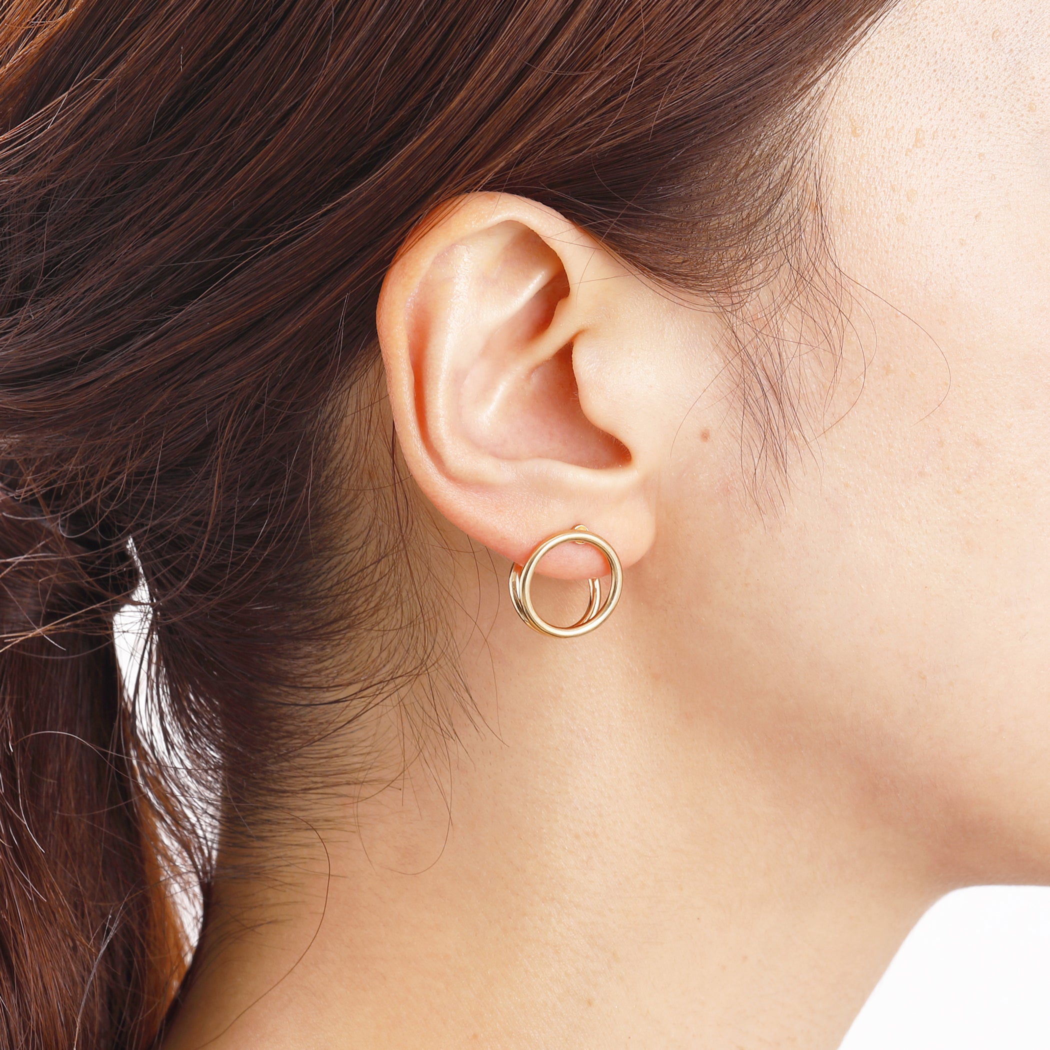 CLIP thick S gold EARRING