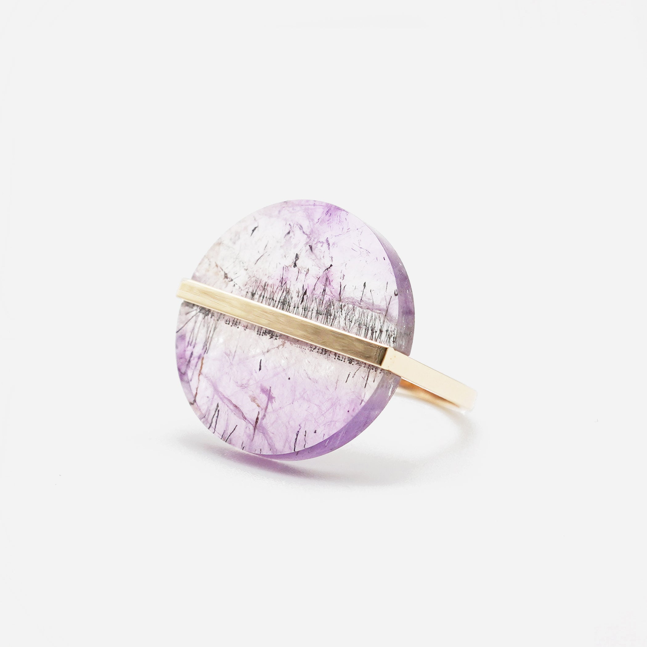 SLICE RING AMETHYST #1258