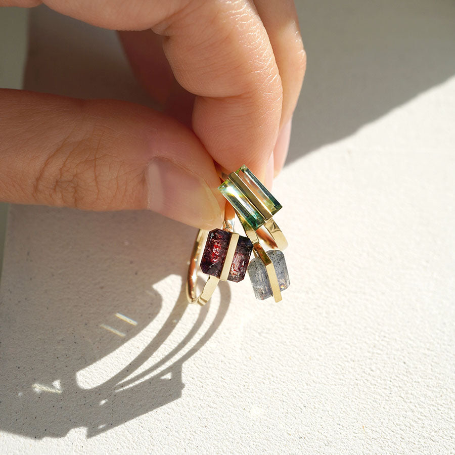 BAND RING TOURMALINE #2348