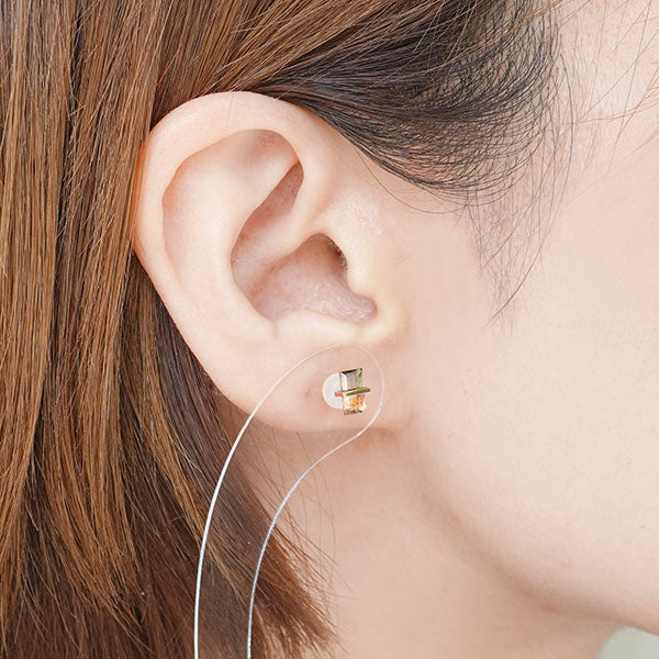 BAND EARRINGS TOURMALINE #1173