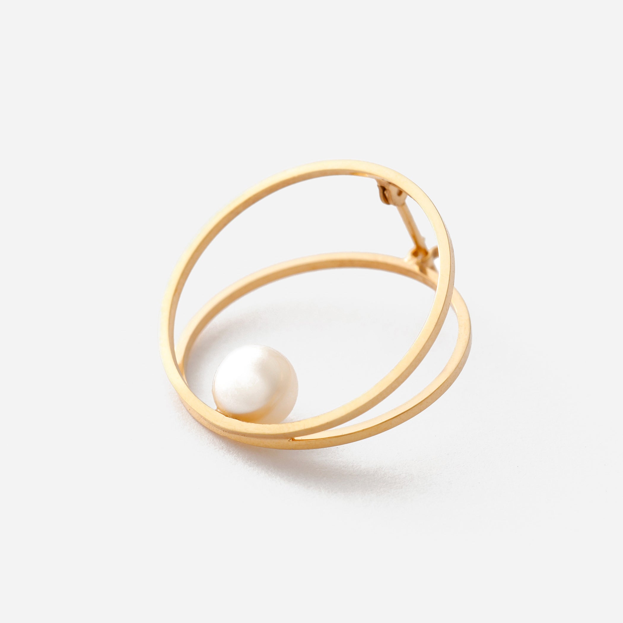 CLIP PEARL EARRING L