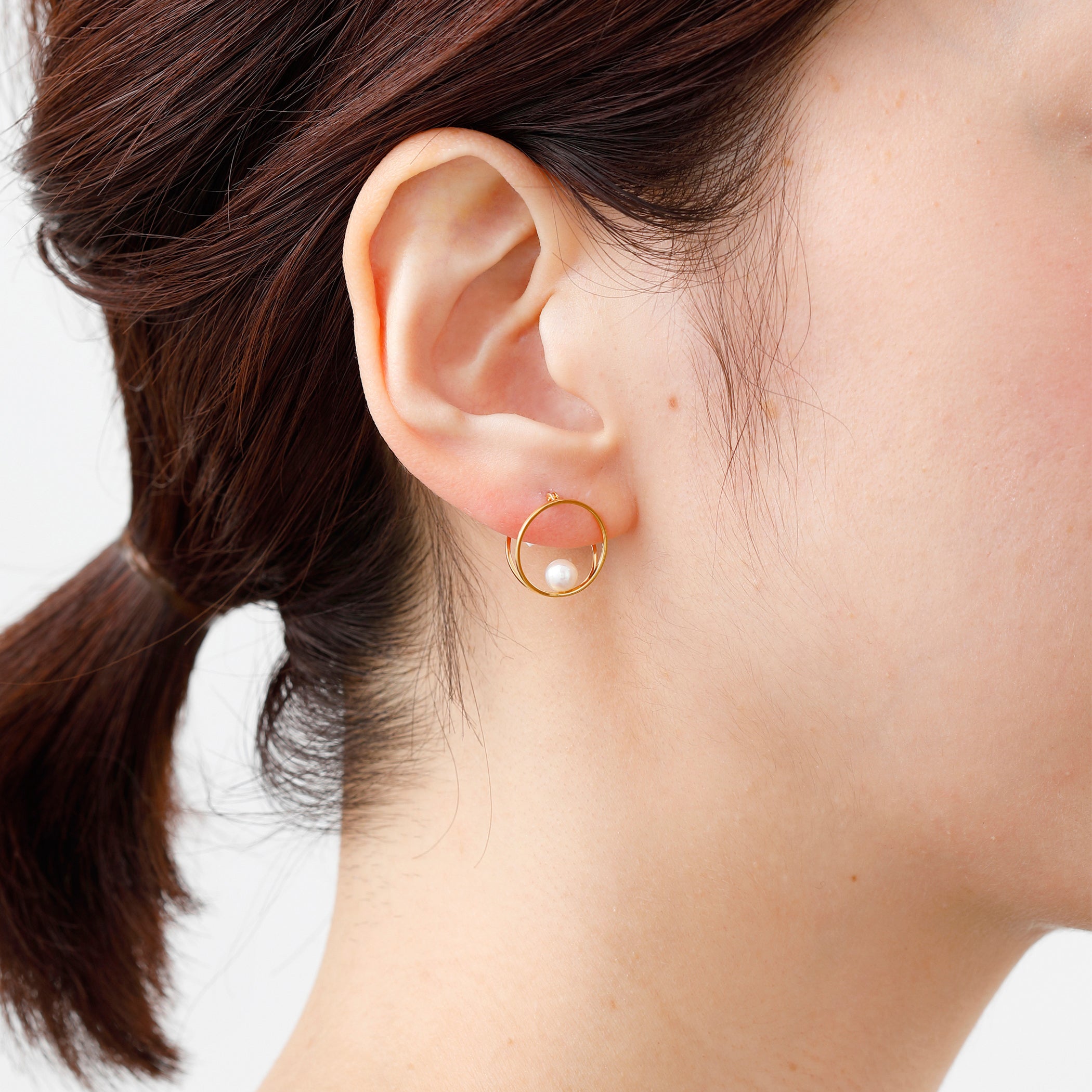 CLIP PEARL EARRING S