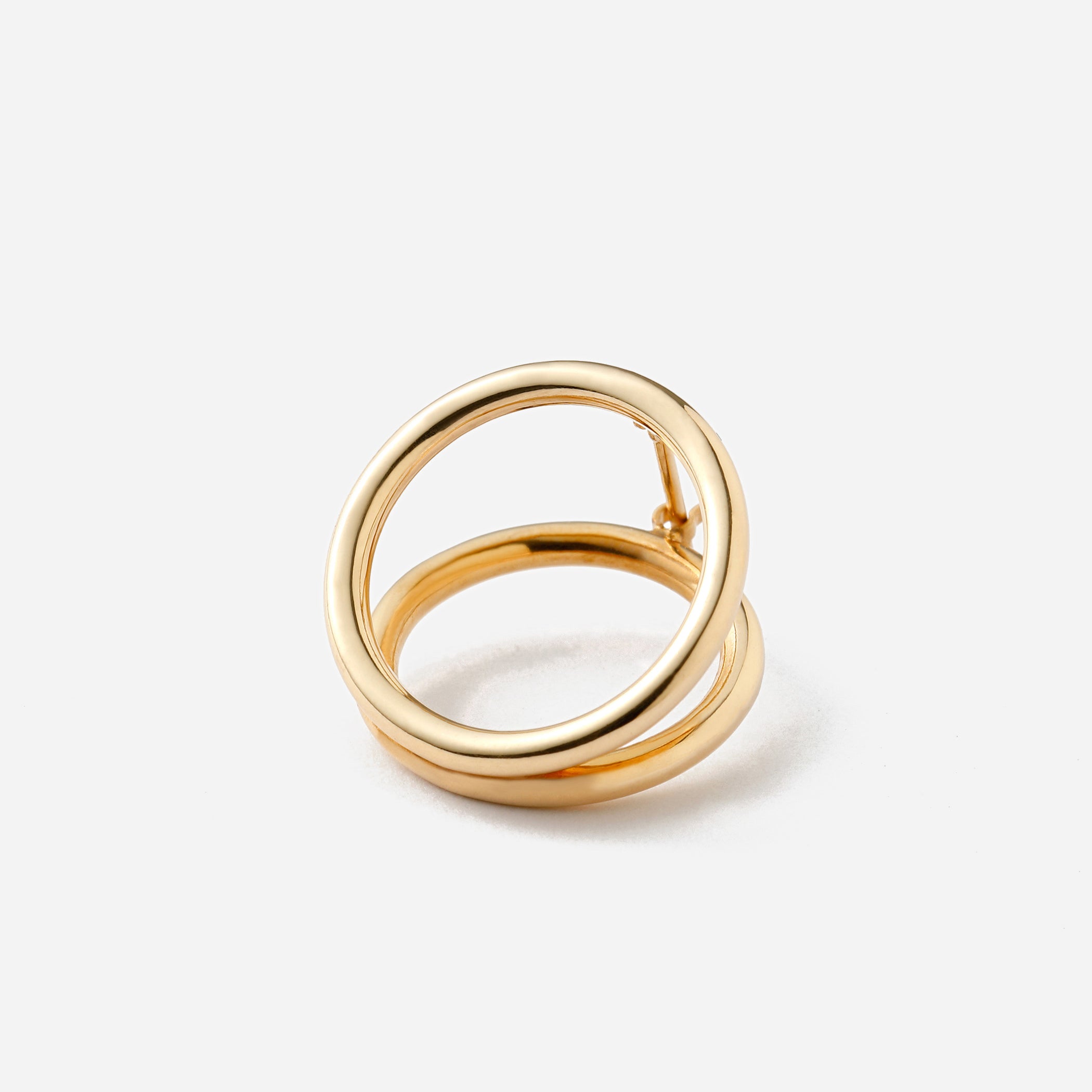 CLIP thick S gold EARRING