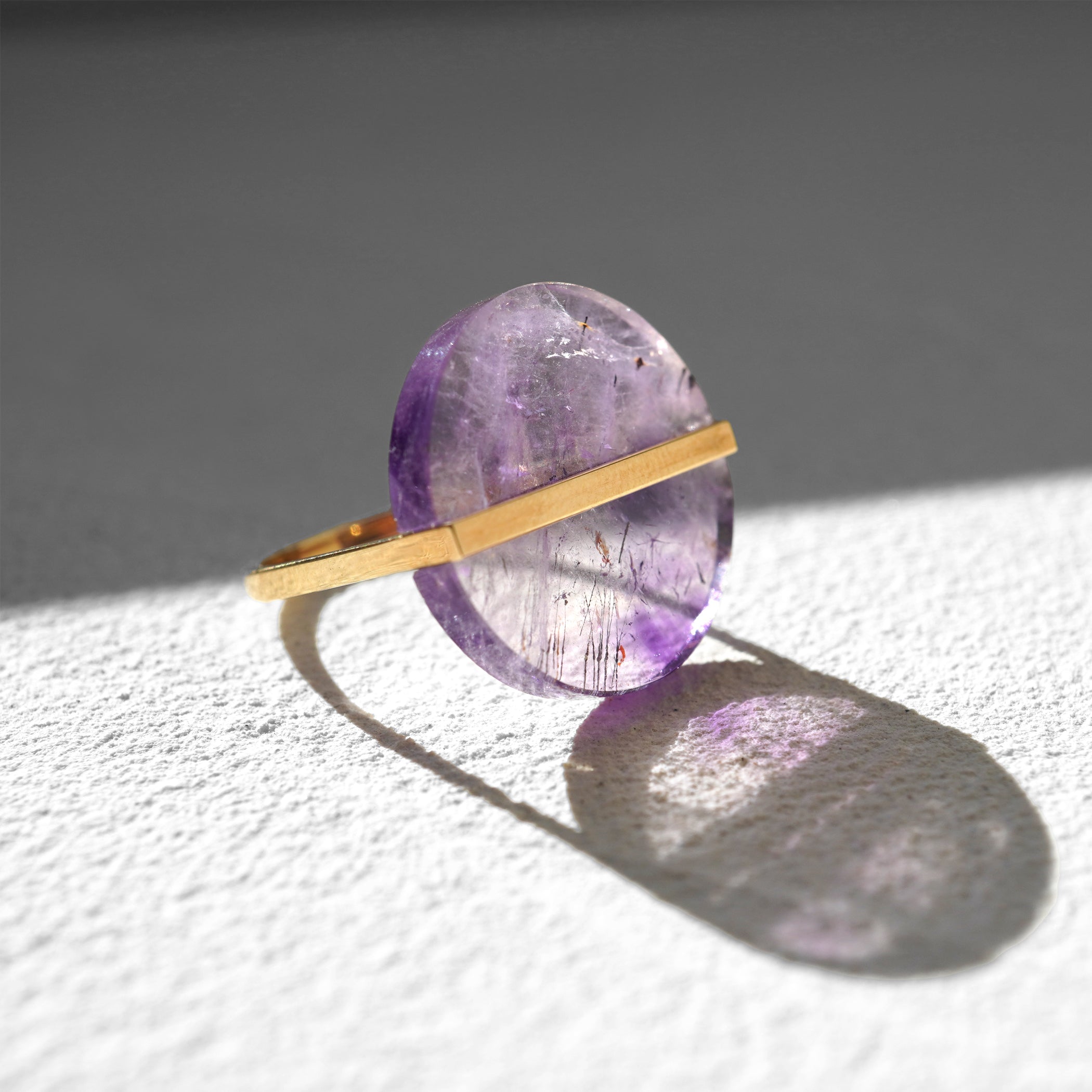 SLICE RING AMETHYST #1871
