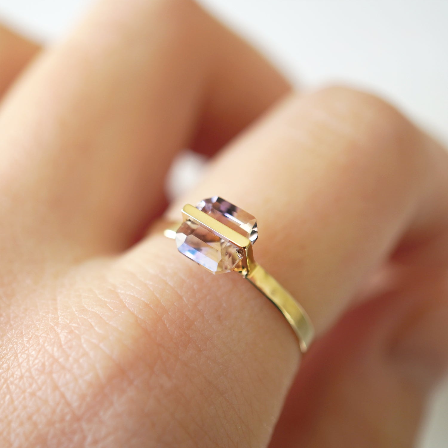 BAND RING AMETRINE #2832