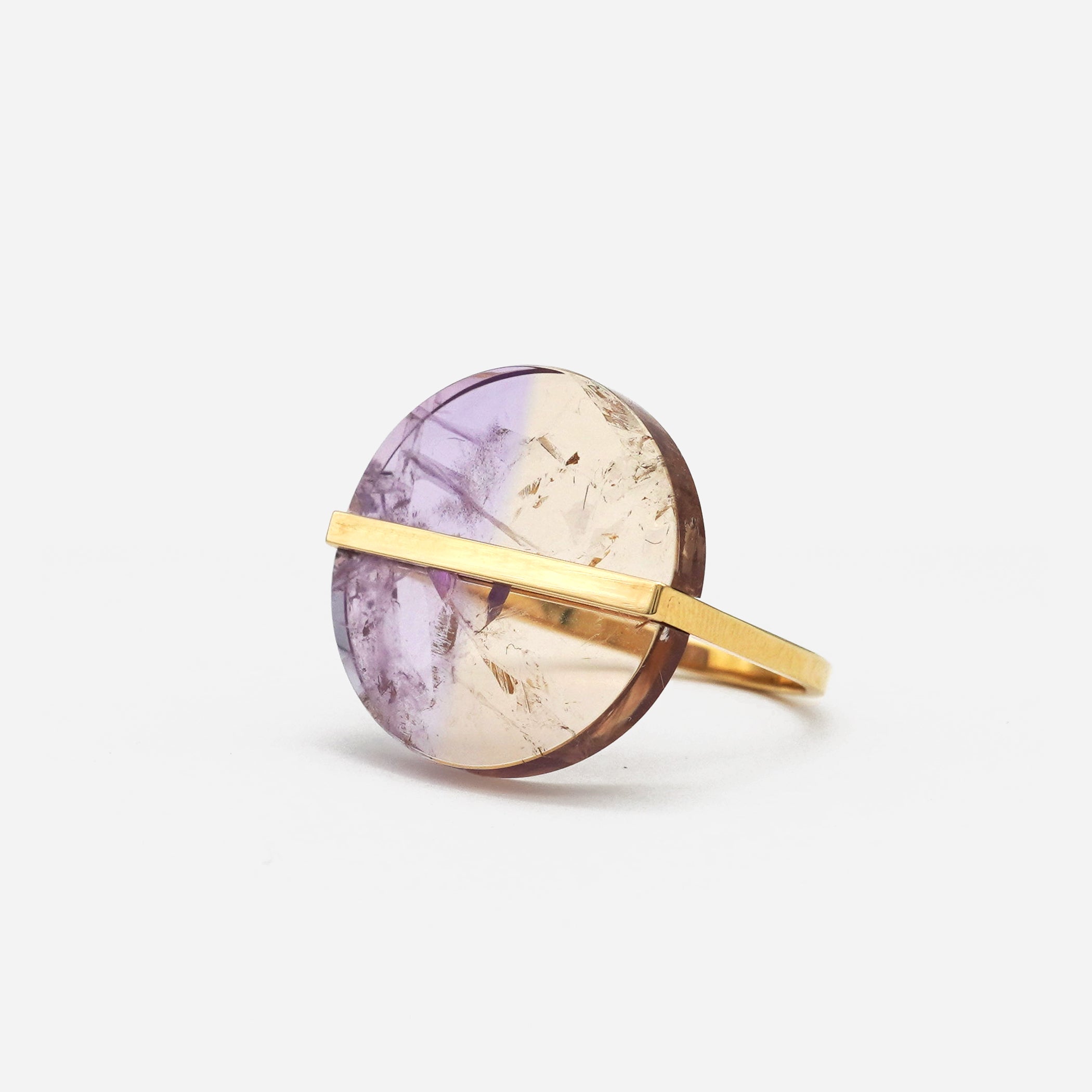 SLICE RING AMETRINE #2784