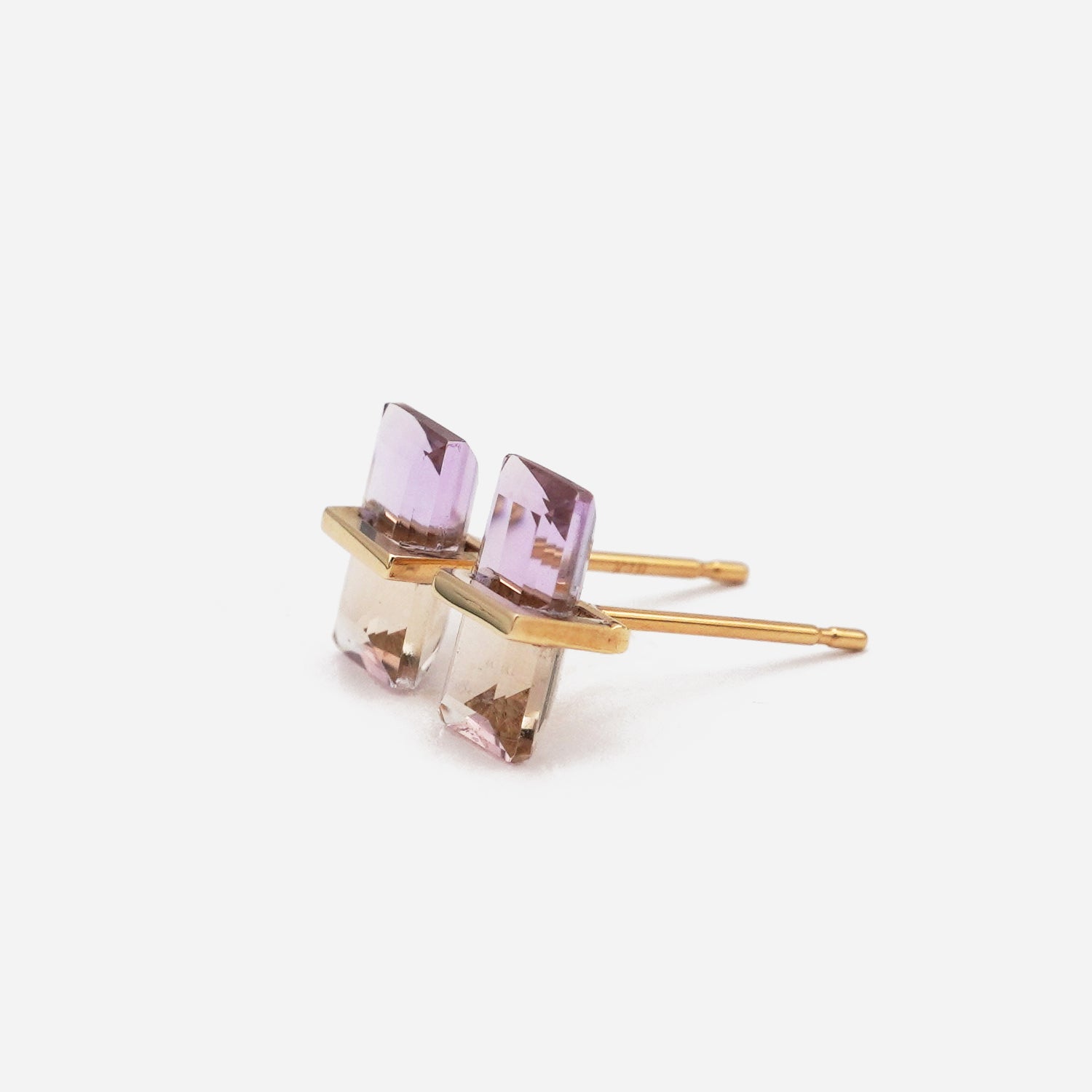 BAND EARRINGS AMETRINE #2523