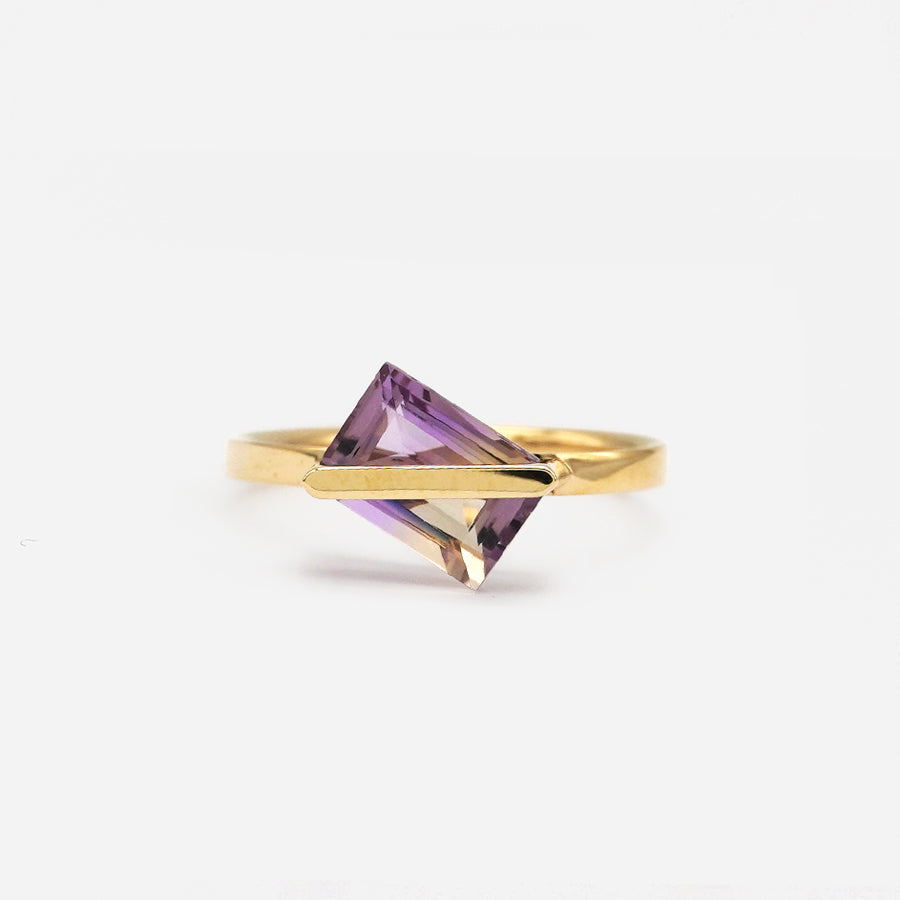 BAND RING AMETRINE #2654