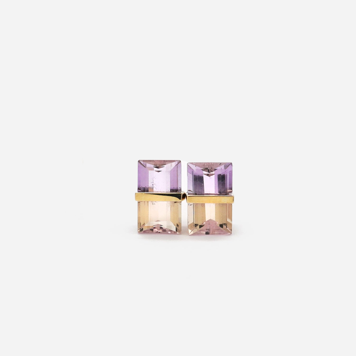 BAND EARRINGS AMETRINE #2949