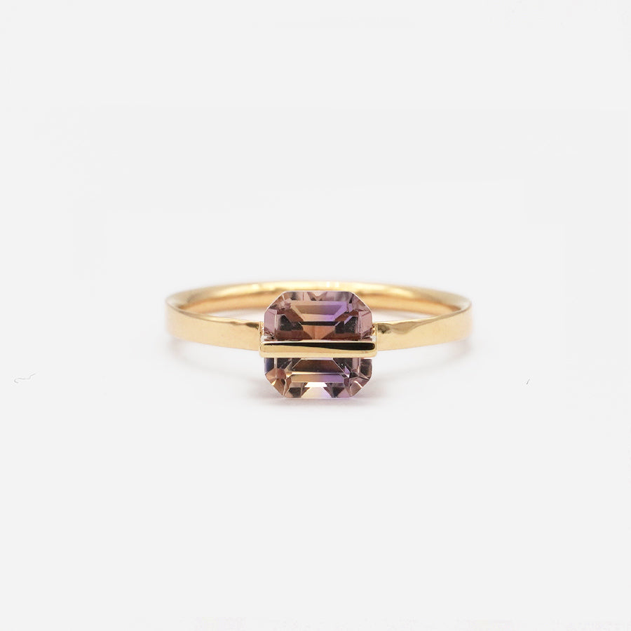 BAND RING AMETRINE #2832