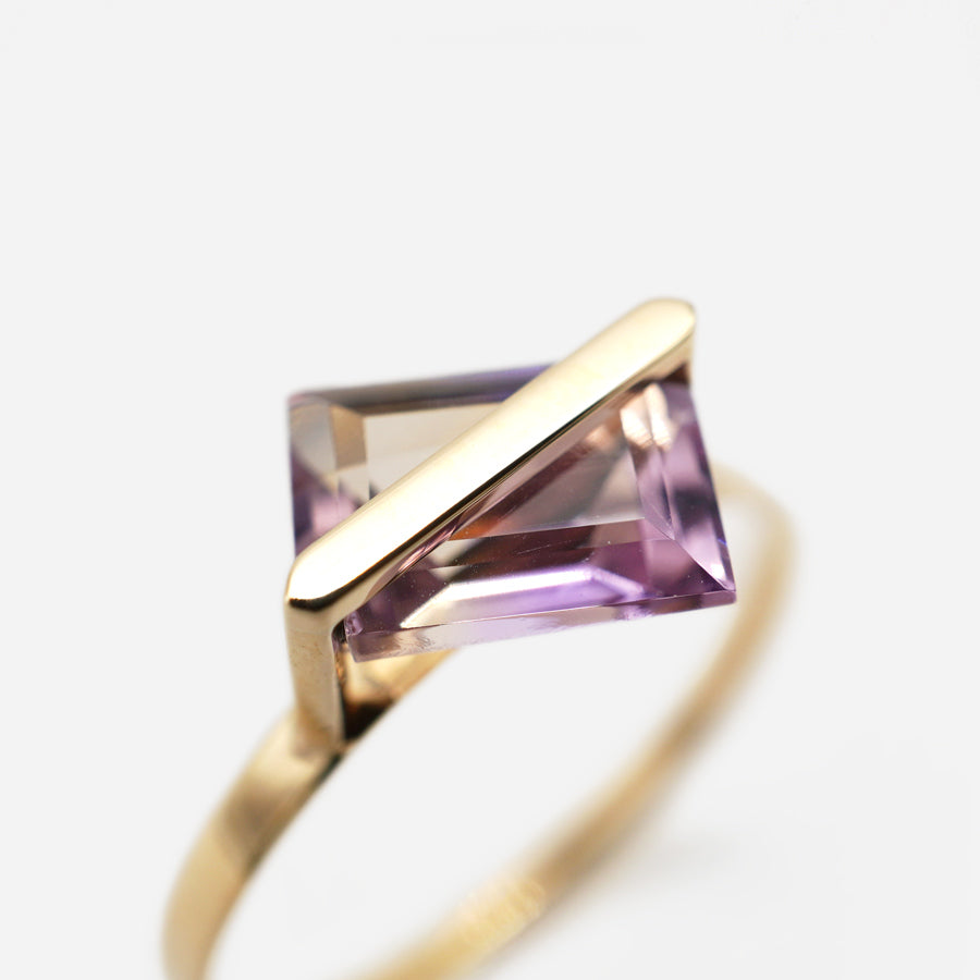 BAND RING AMETRINE #2654