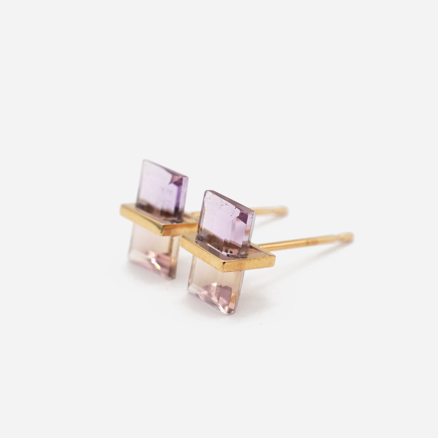 BAND EARRINGS AMETRINE #2949