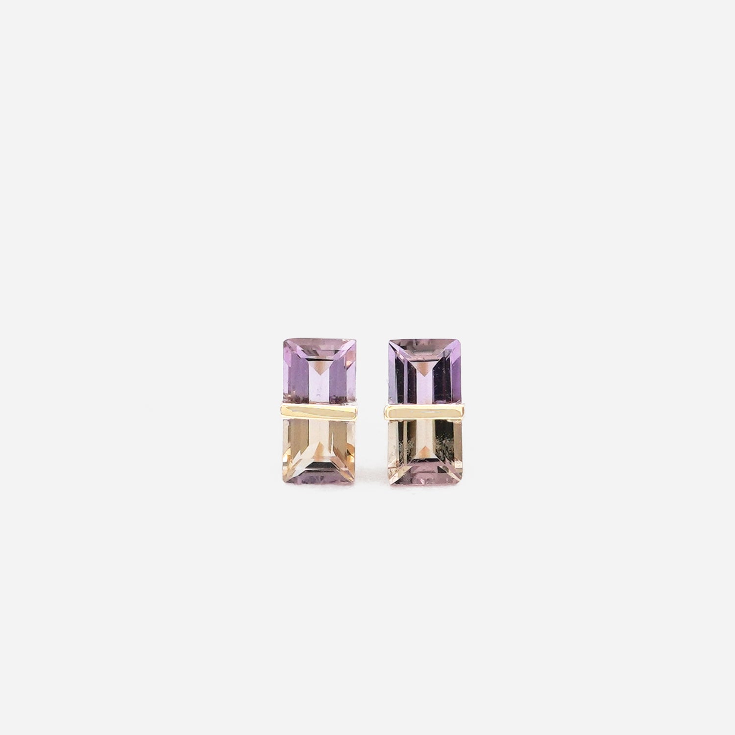 BAND EARRINGS AMETRINE #2523
