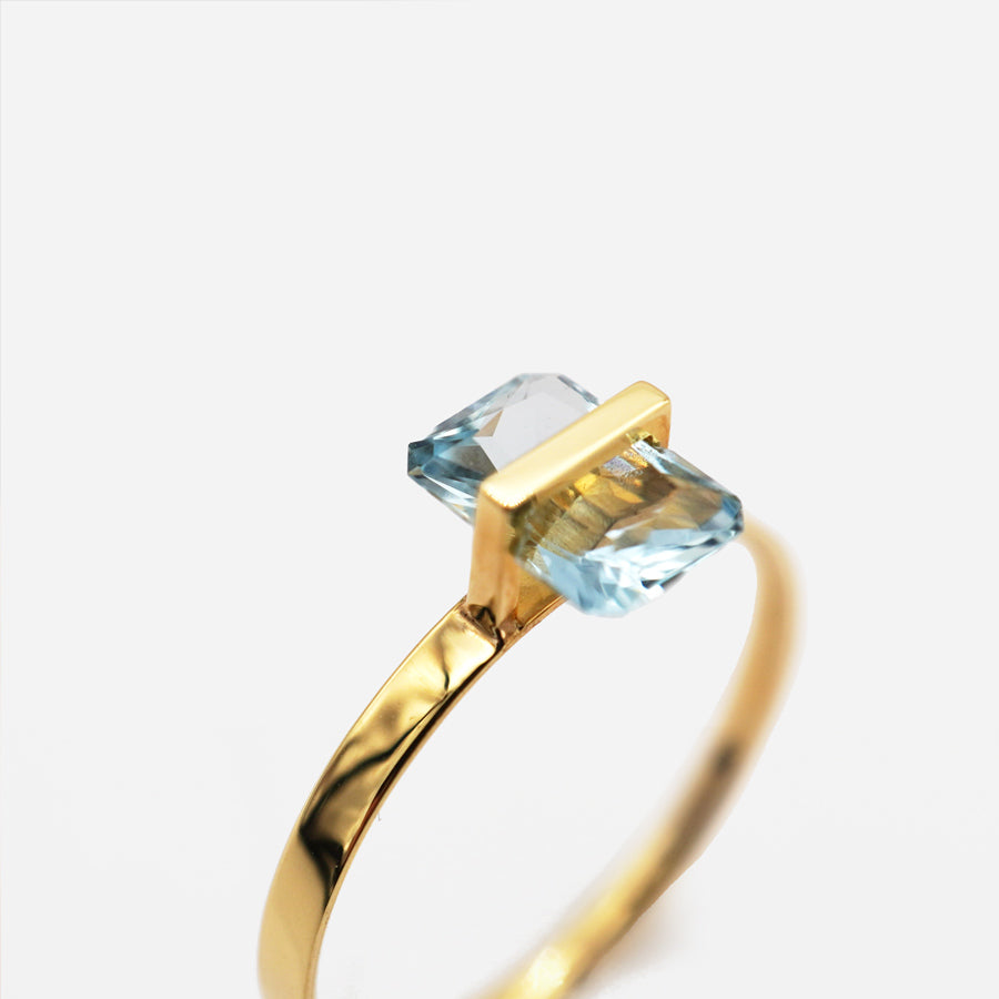 BAND RING AQUAMARINE #1997
