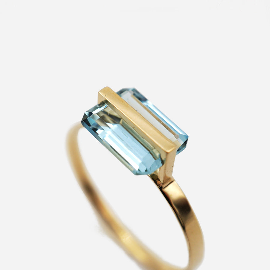 BAND RING AQUAMARINE #2412