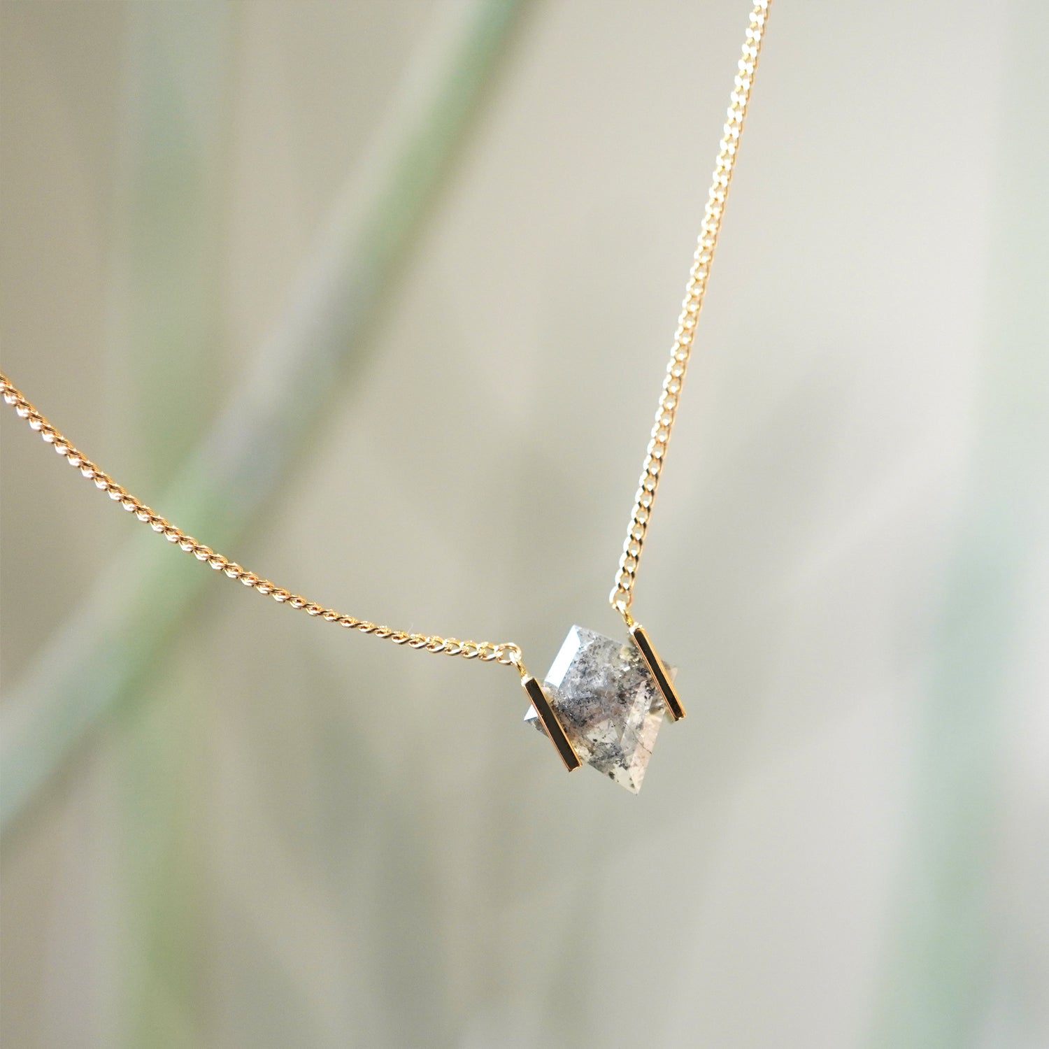 NATURAL DIAMOND NECKLACE #2829