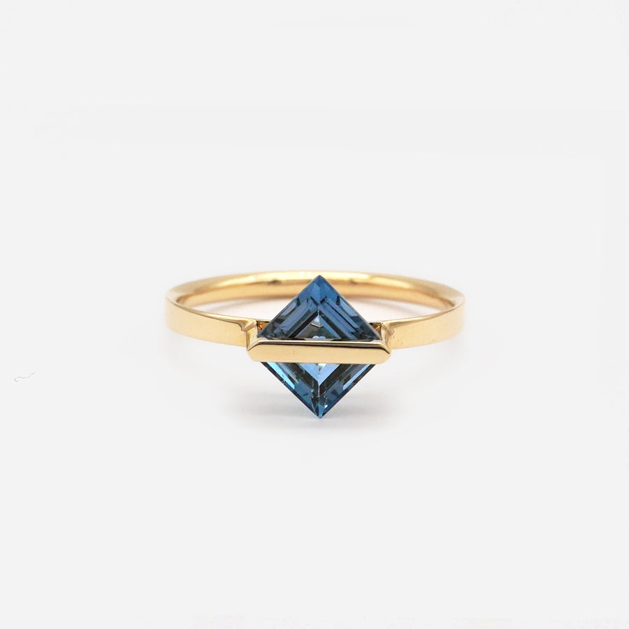 BAND RING BLUETOPAZ #2528