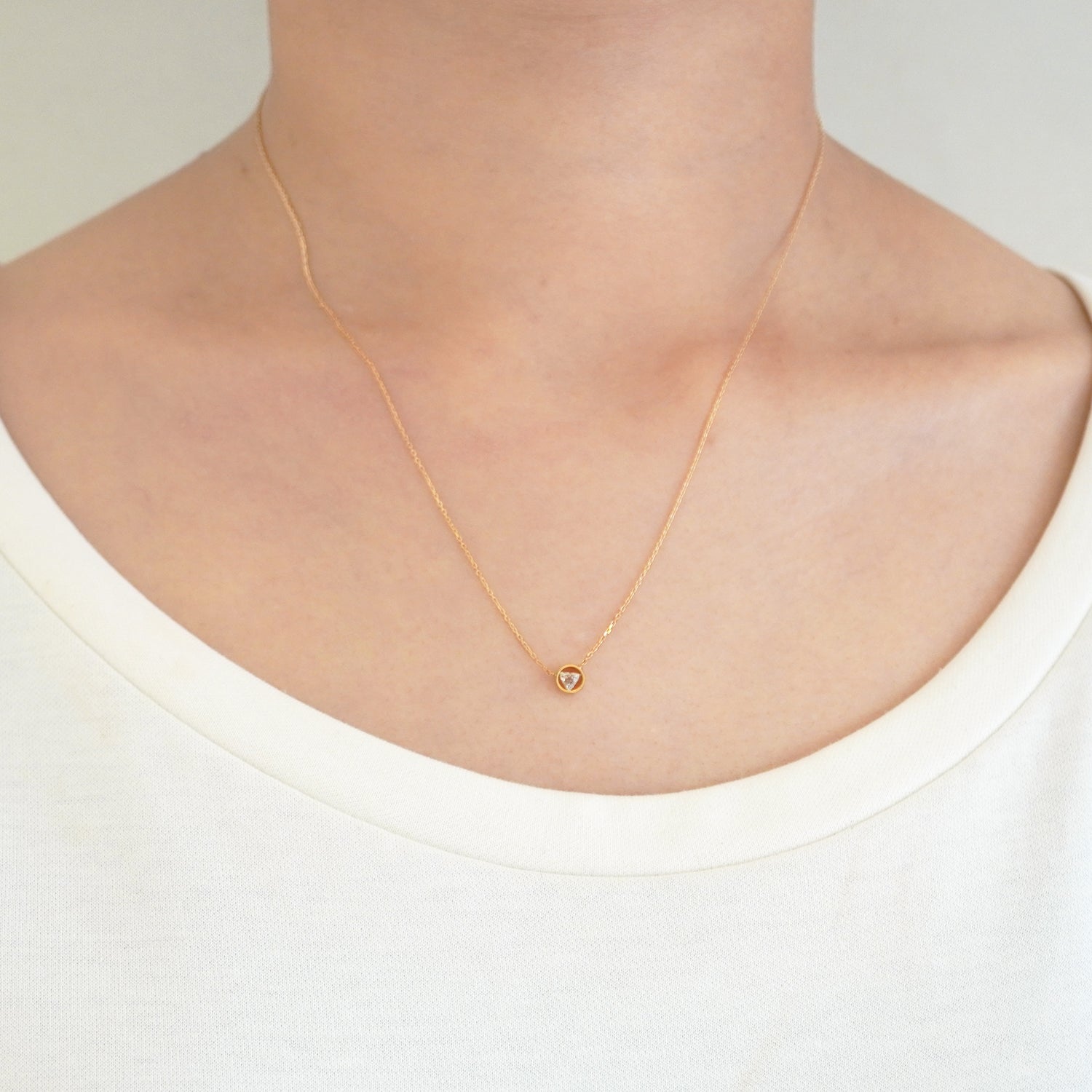 POSITION NECKLACE 0.09ct #2647