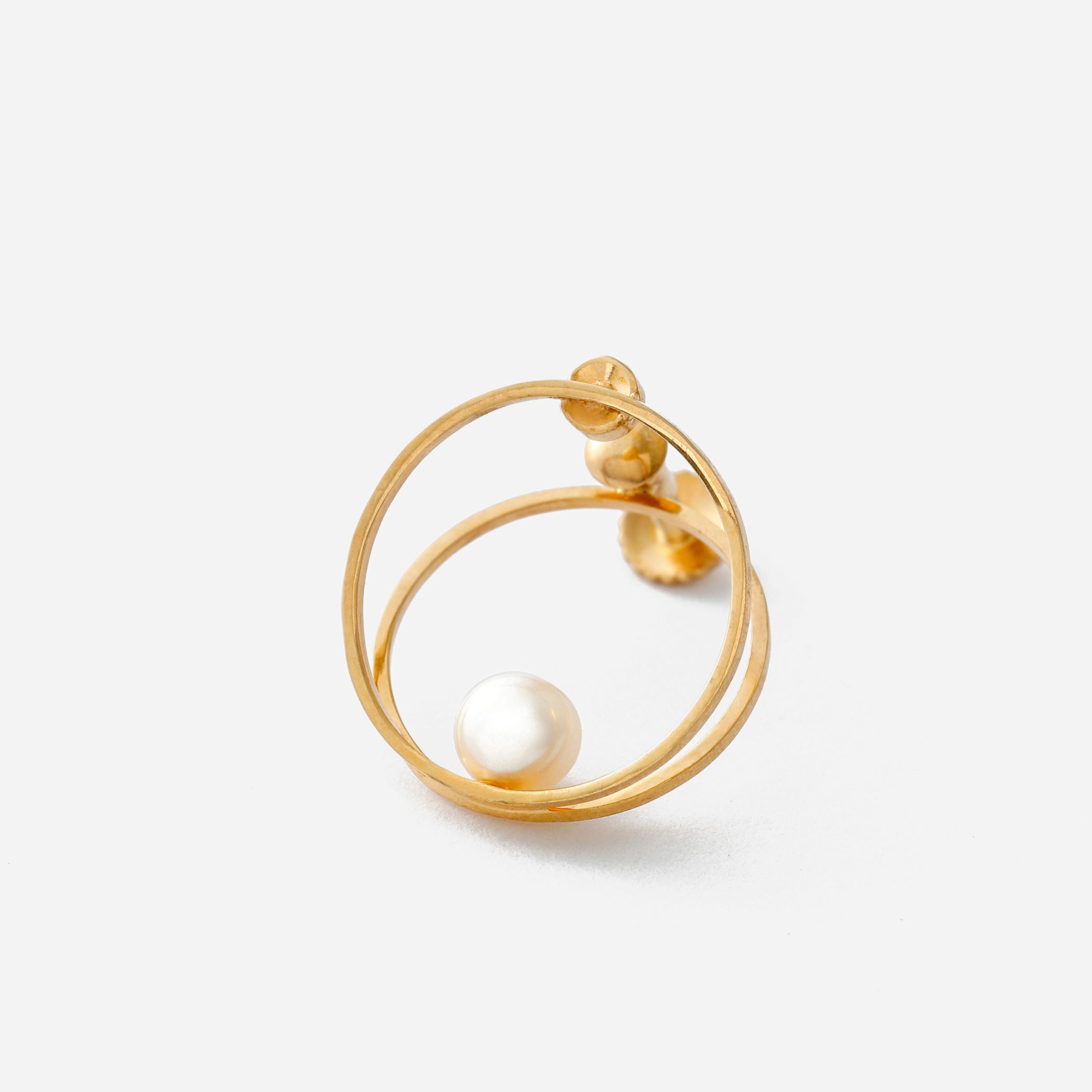 CLIP PEARL EARRING S