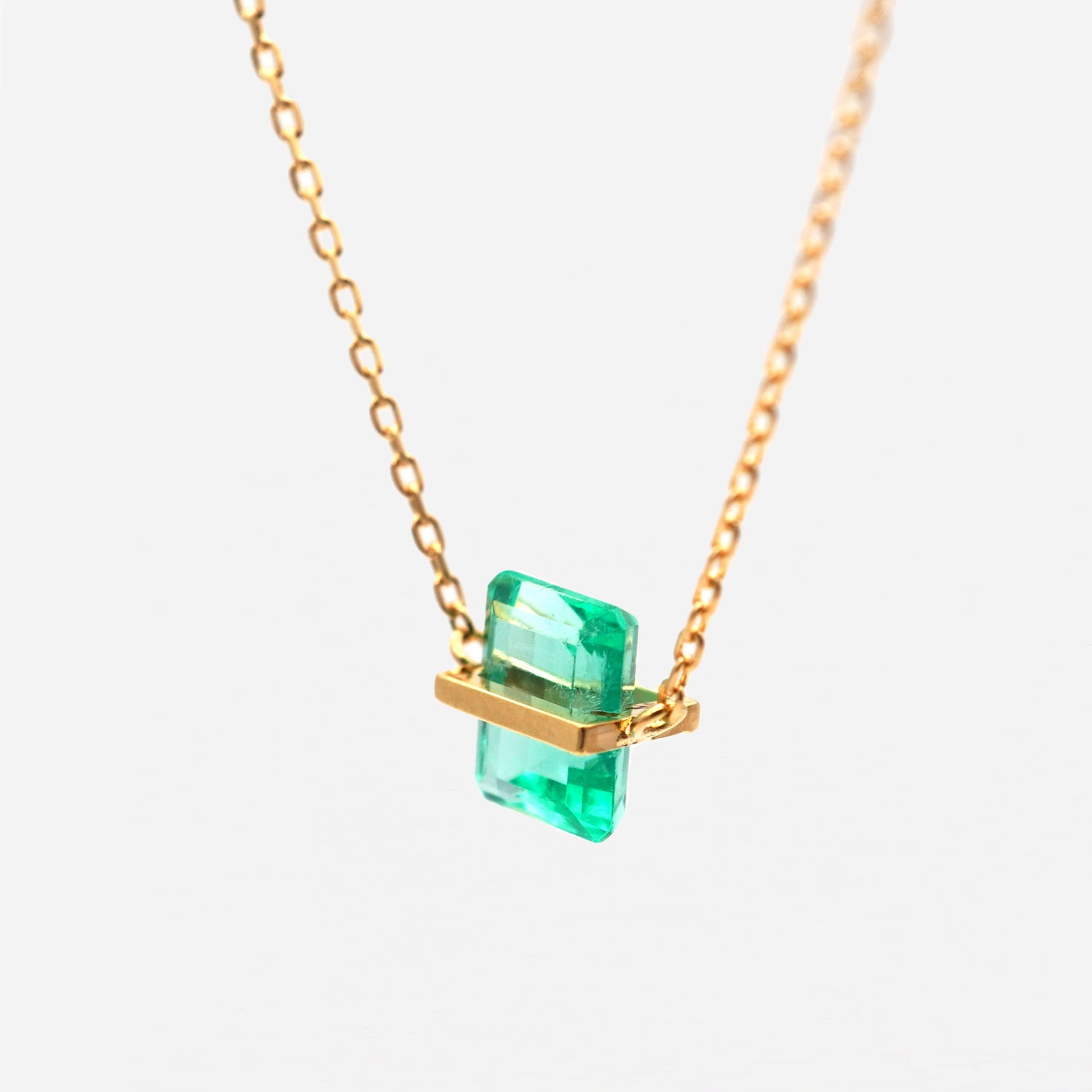 BAND NECKLACE EMERALD #2791