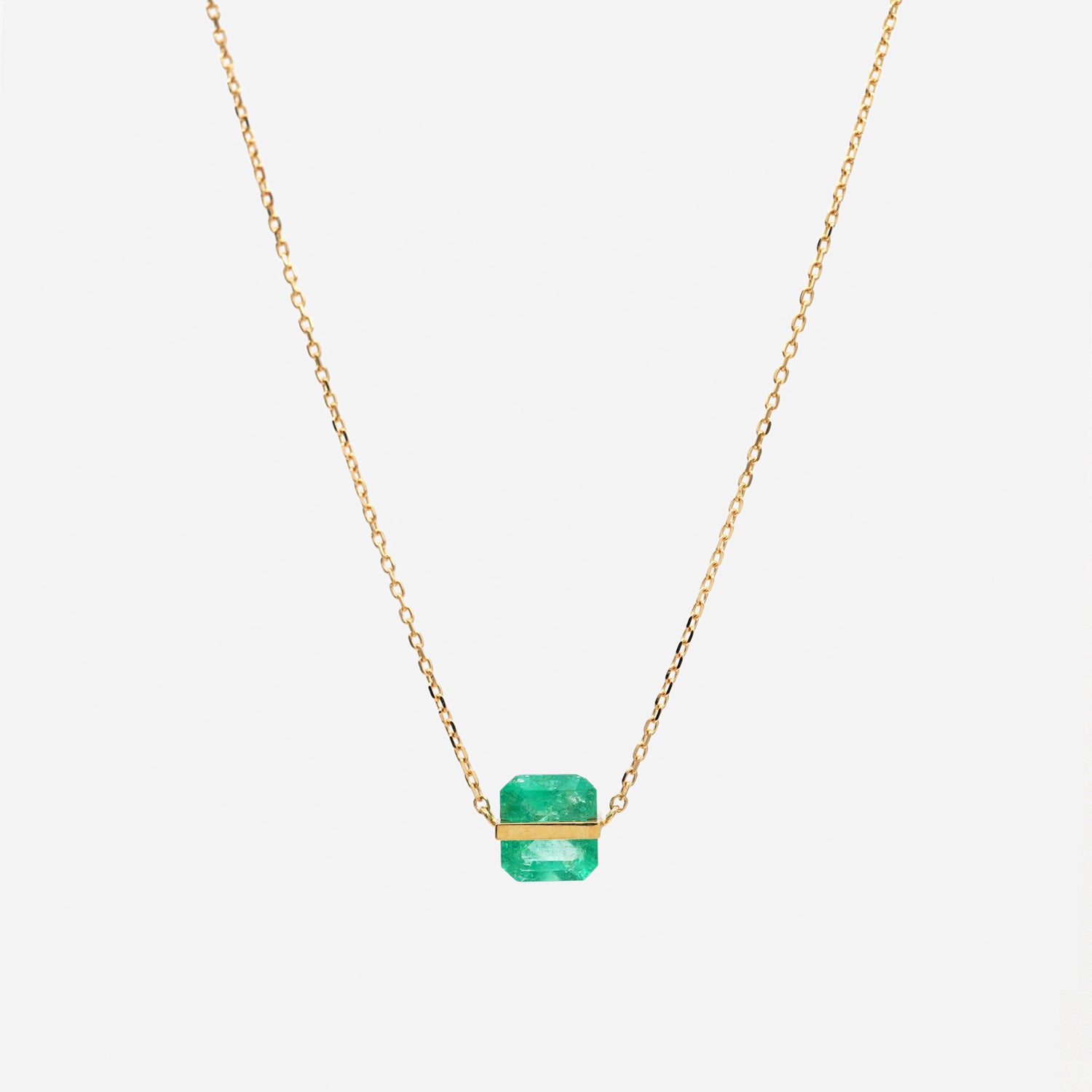 BAND NECKLACE EMERALD #2496