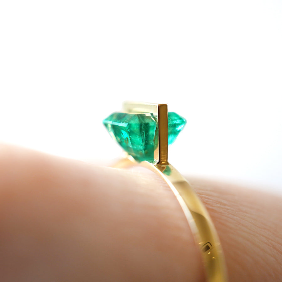 BAND RING EMERALD #2854