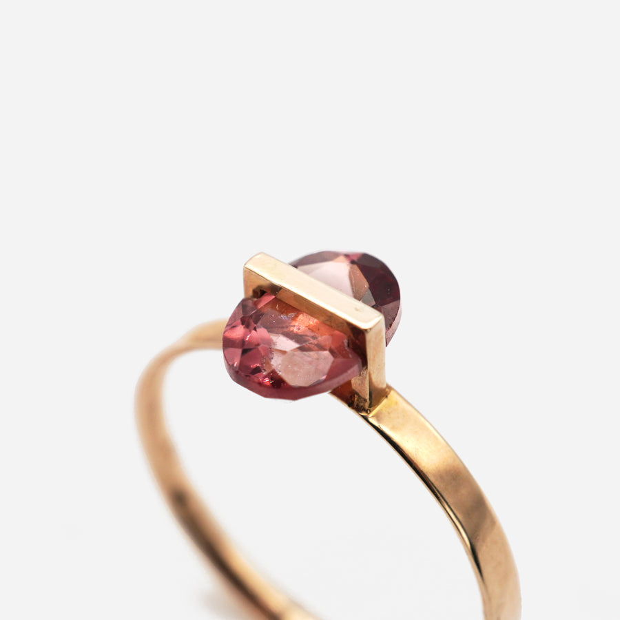 BAND RING GARNET #1775