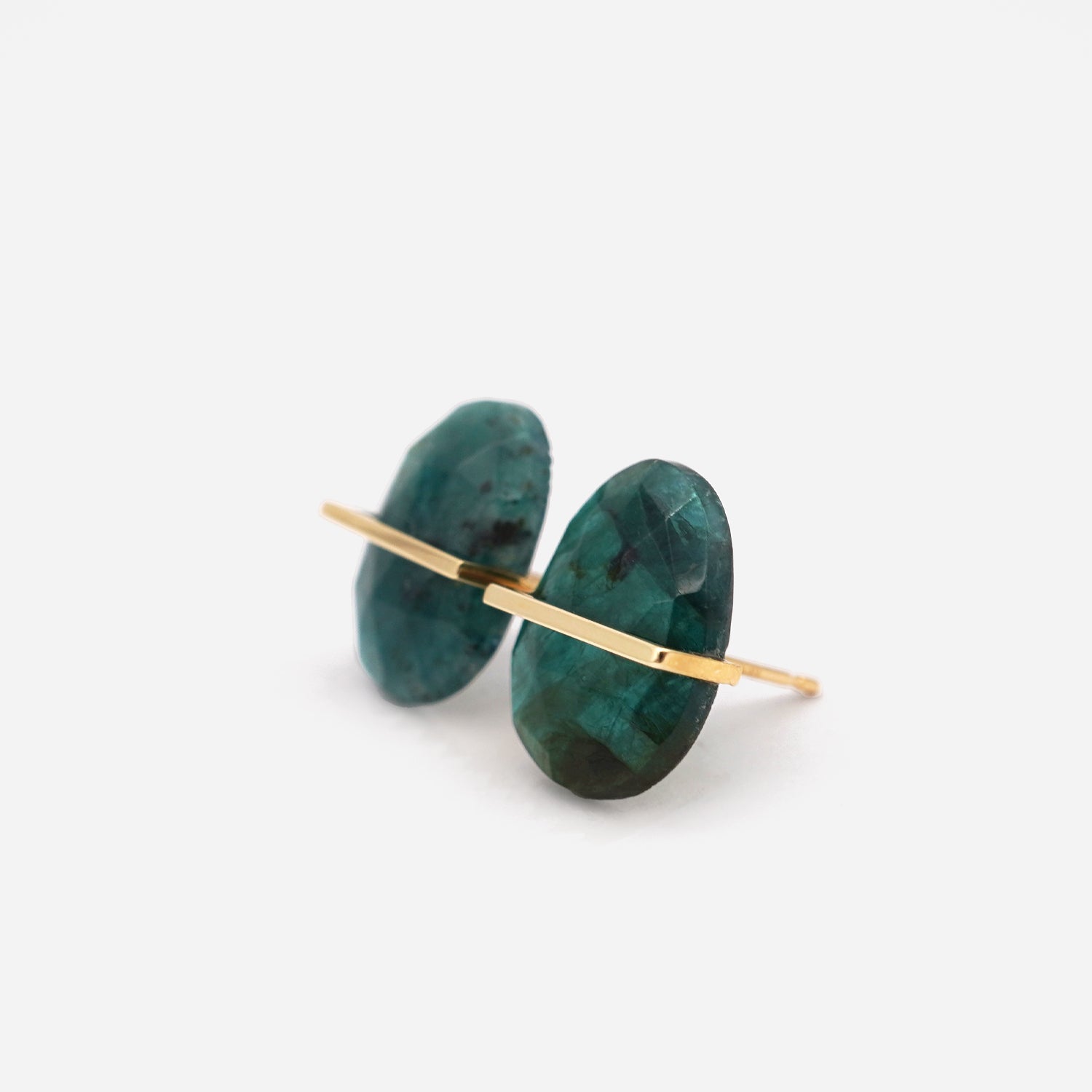 BAND EARRINGS GRANDIDIERITE #2775