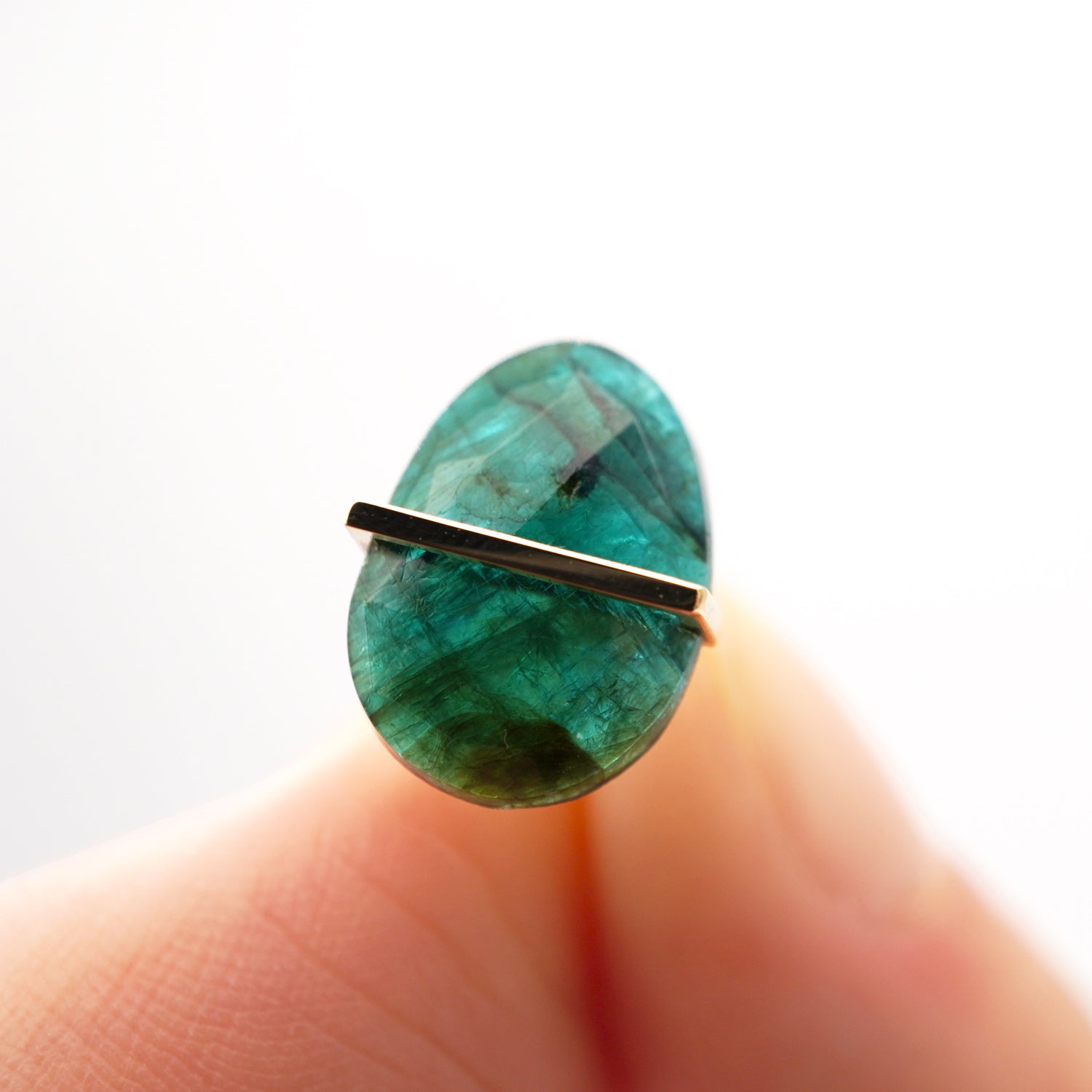 BAND EARRINGS GRANDIDIERITE #2775