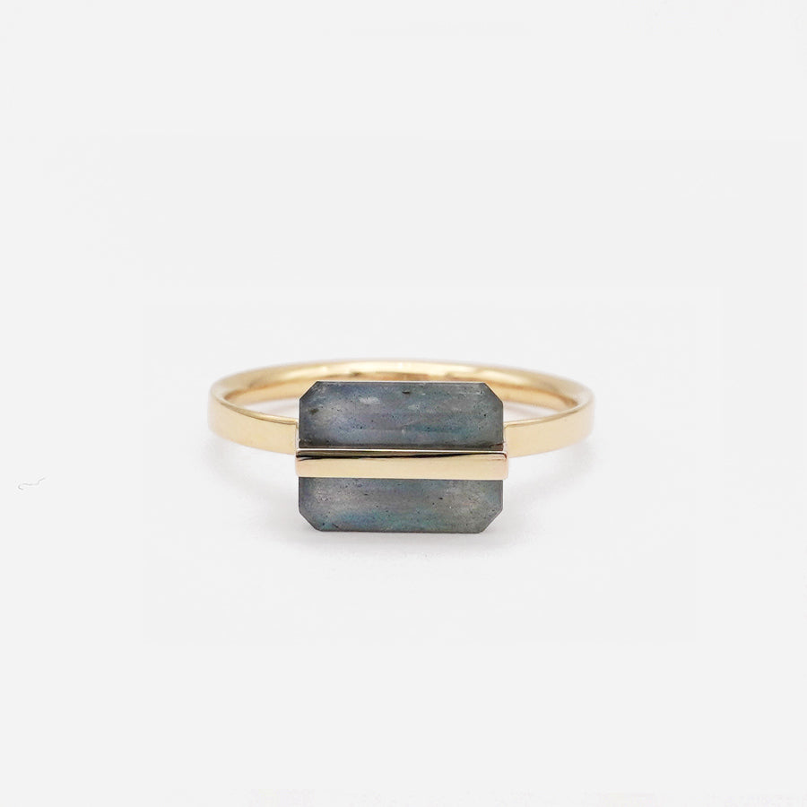 BAND RING LABRADORITE #2546
