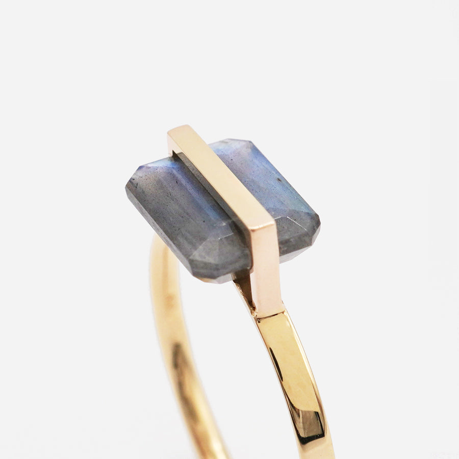 BAND RING LABRADORITE #2546