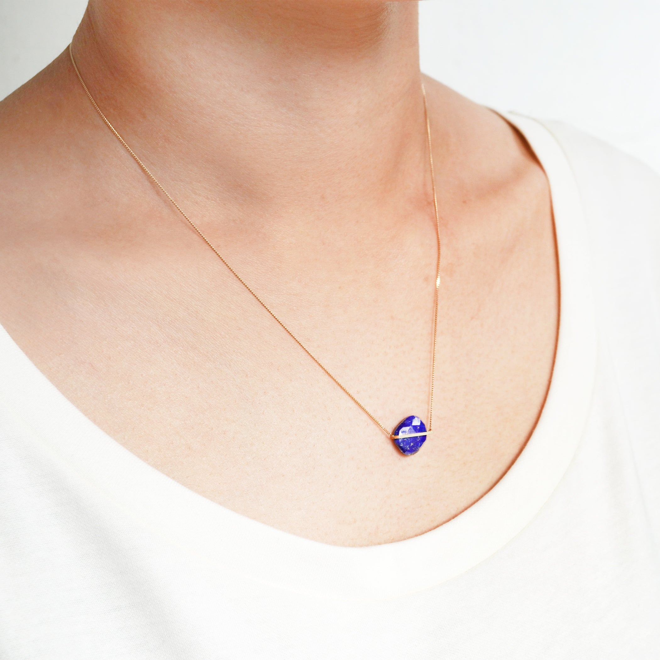 BAND NECKLACE LAPIS LAZULI #1998