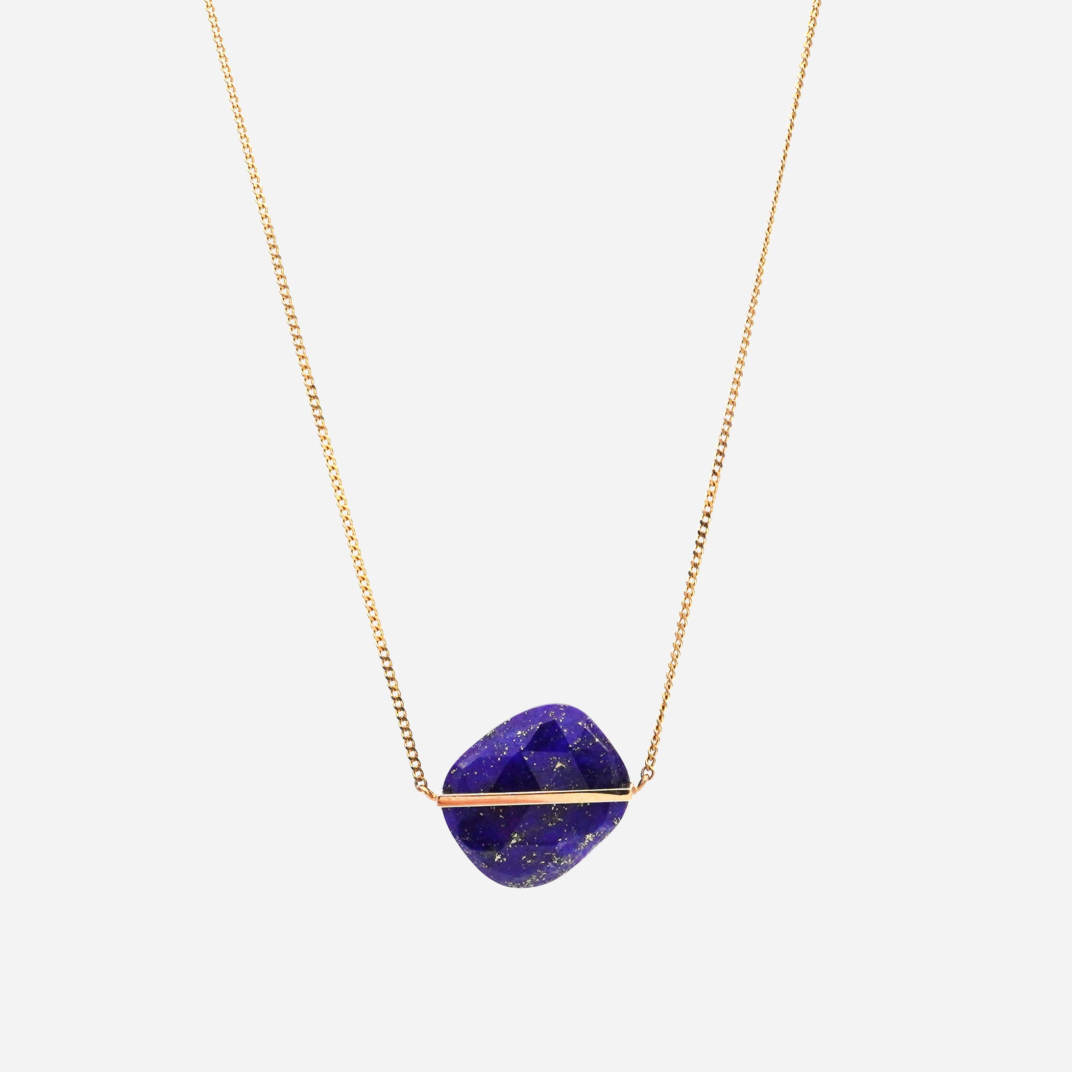 BAND NECKLACE LAPIS LAZULI #1998