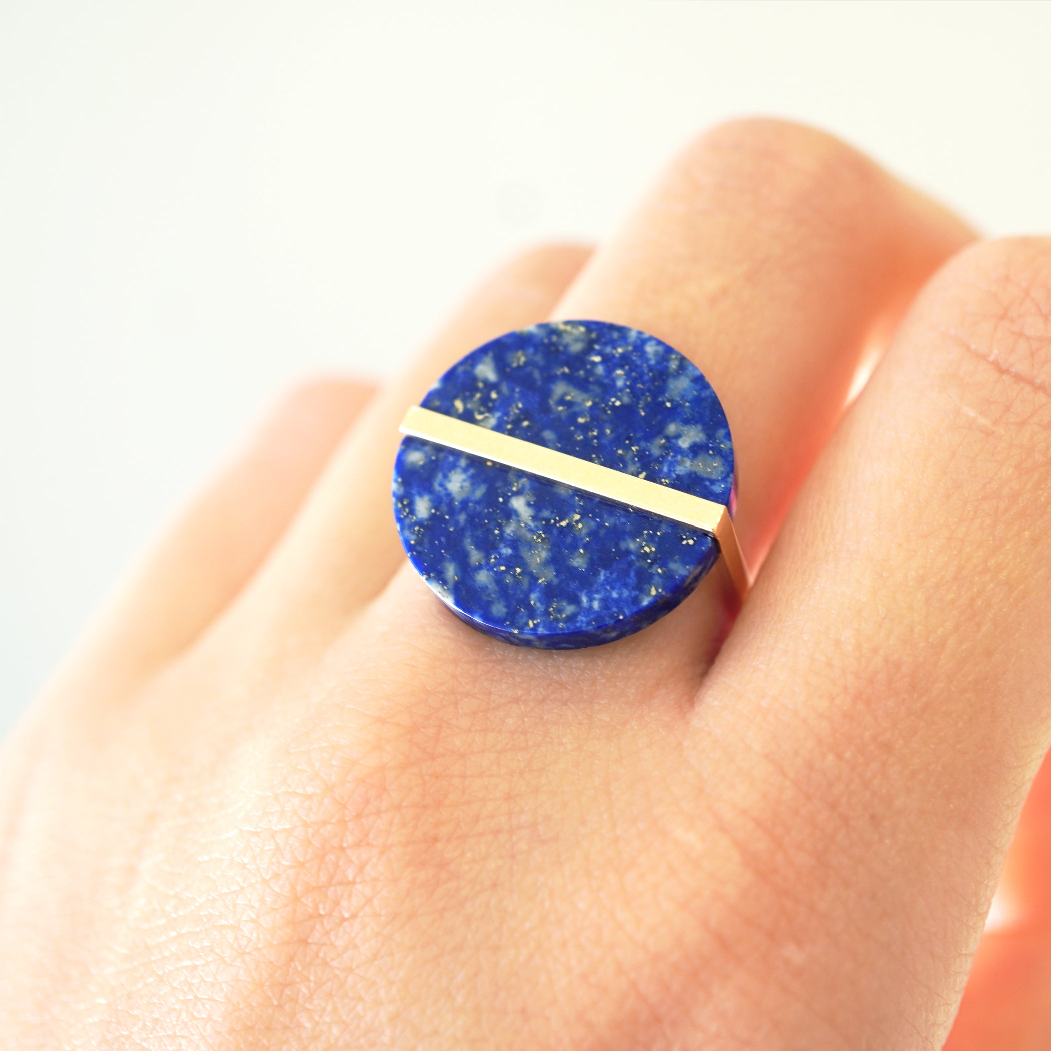 SLICE RING LAPISLAZULI #2490