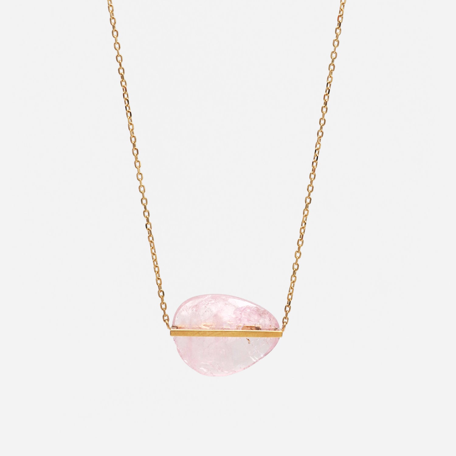 BAND NECKLACE MORGANITE#2788