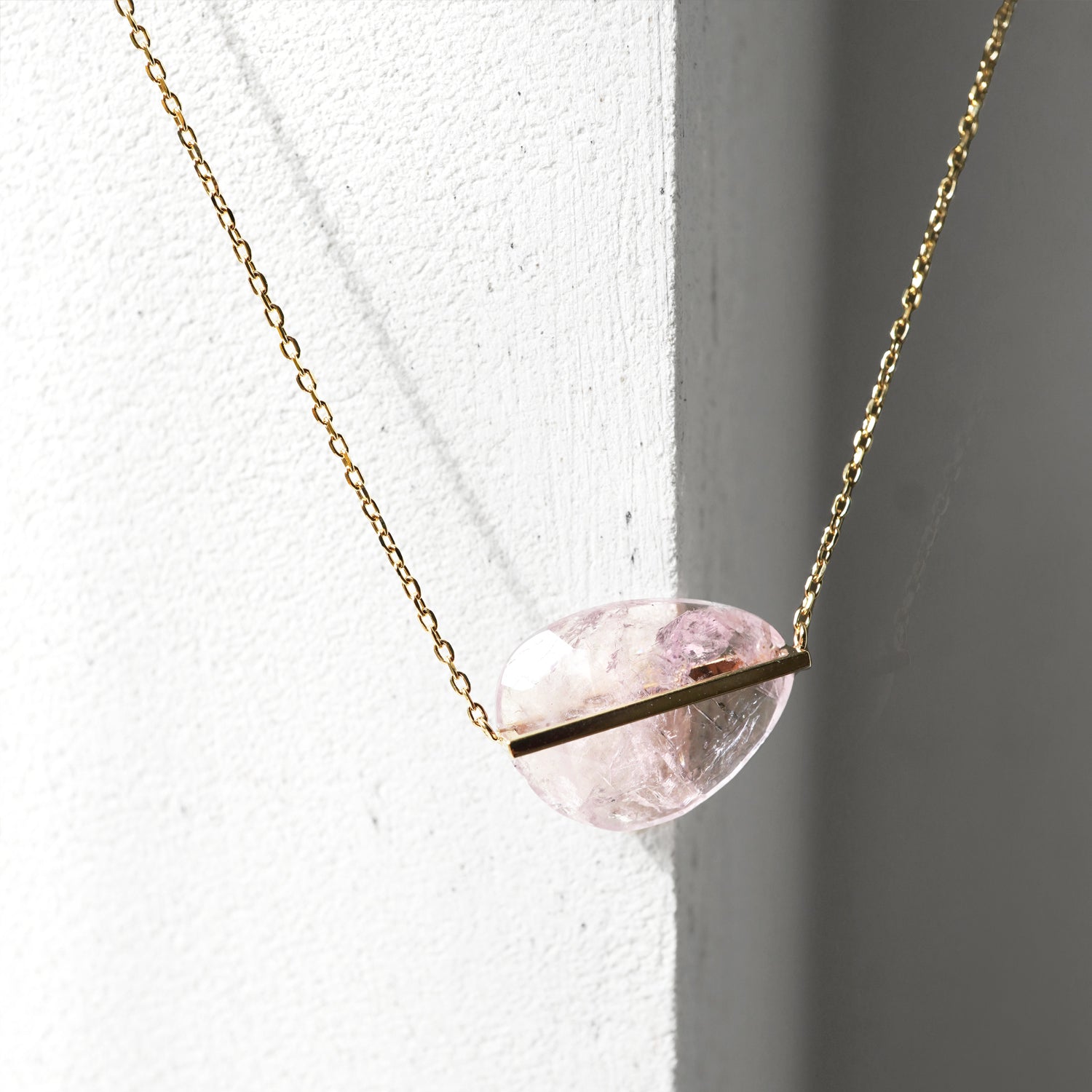 BAND NECKLACE MORGANITE#2788