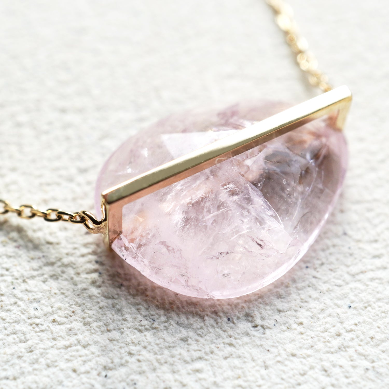 BAND NECKLACE MORGANITE#2788