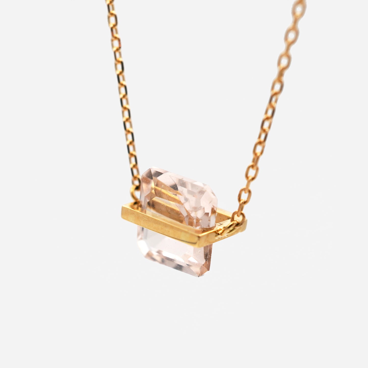 BAND NECKLACE MORGANITE#2459