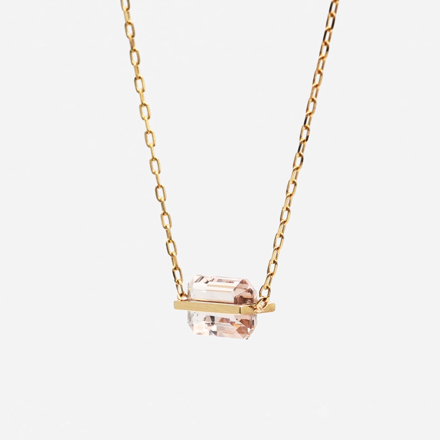 BAND NECKLACE MORGANITE#2452