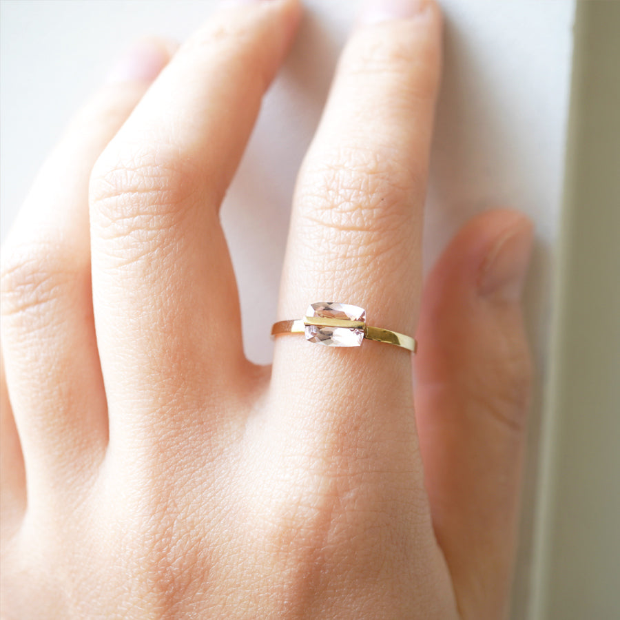 BAND RING MORGANITE #2864