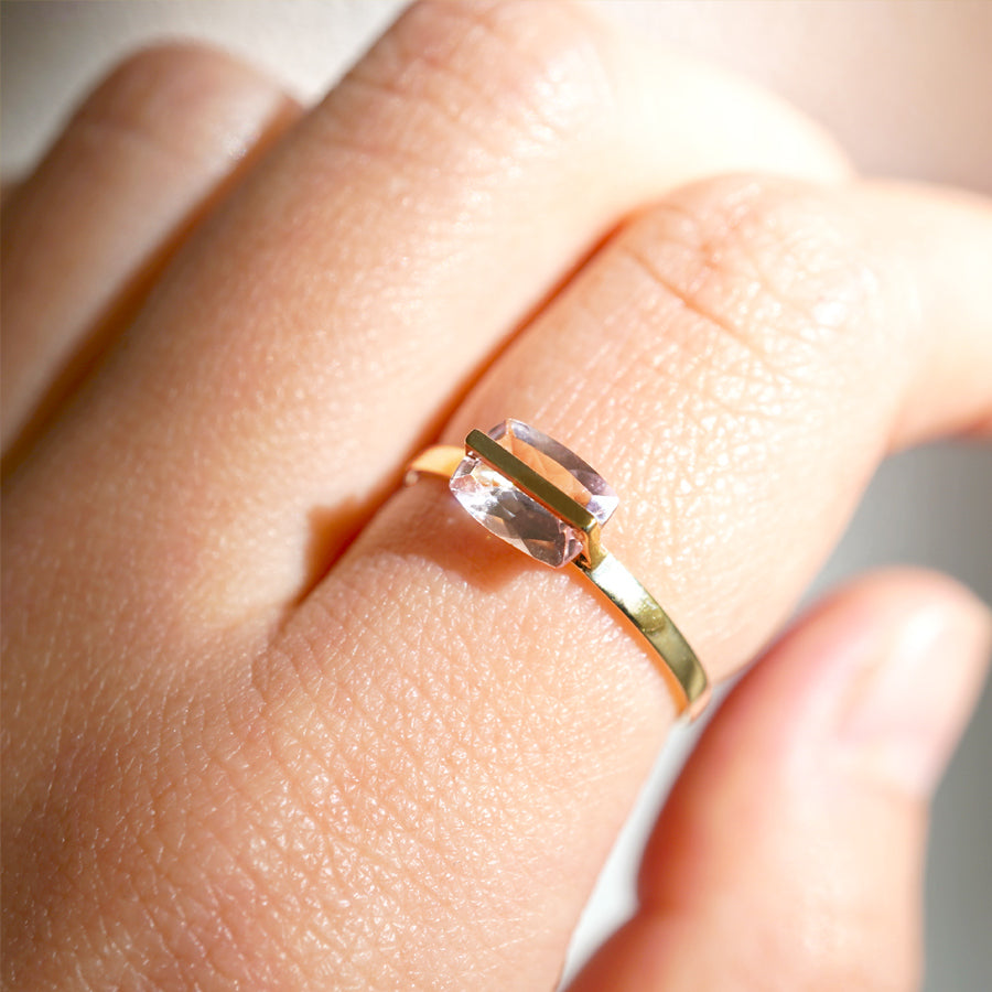 BAND RING MORGANITE #2864